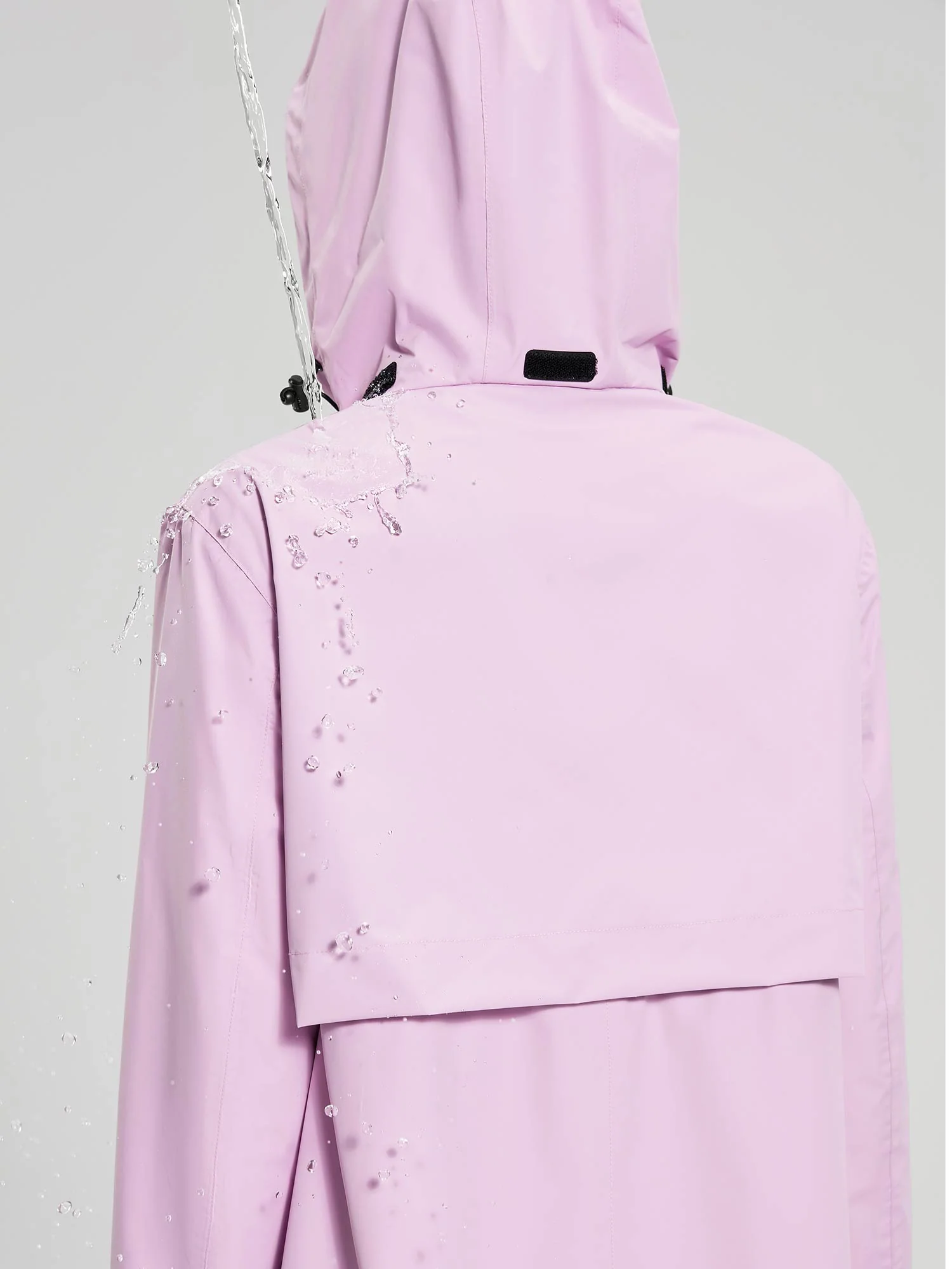 Flyleaf Mid-Length Hooded Waterproof Jacket - Image 6