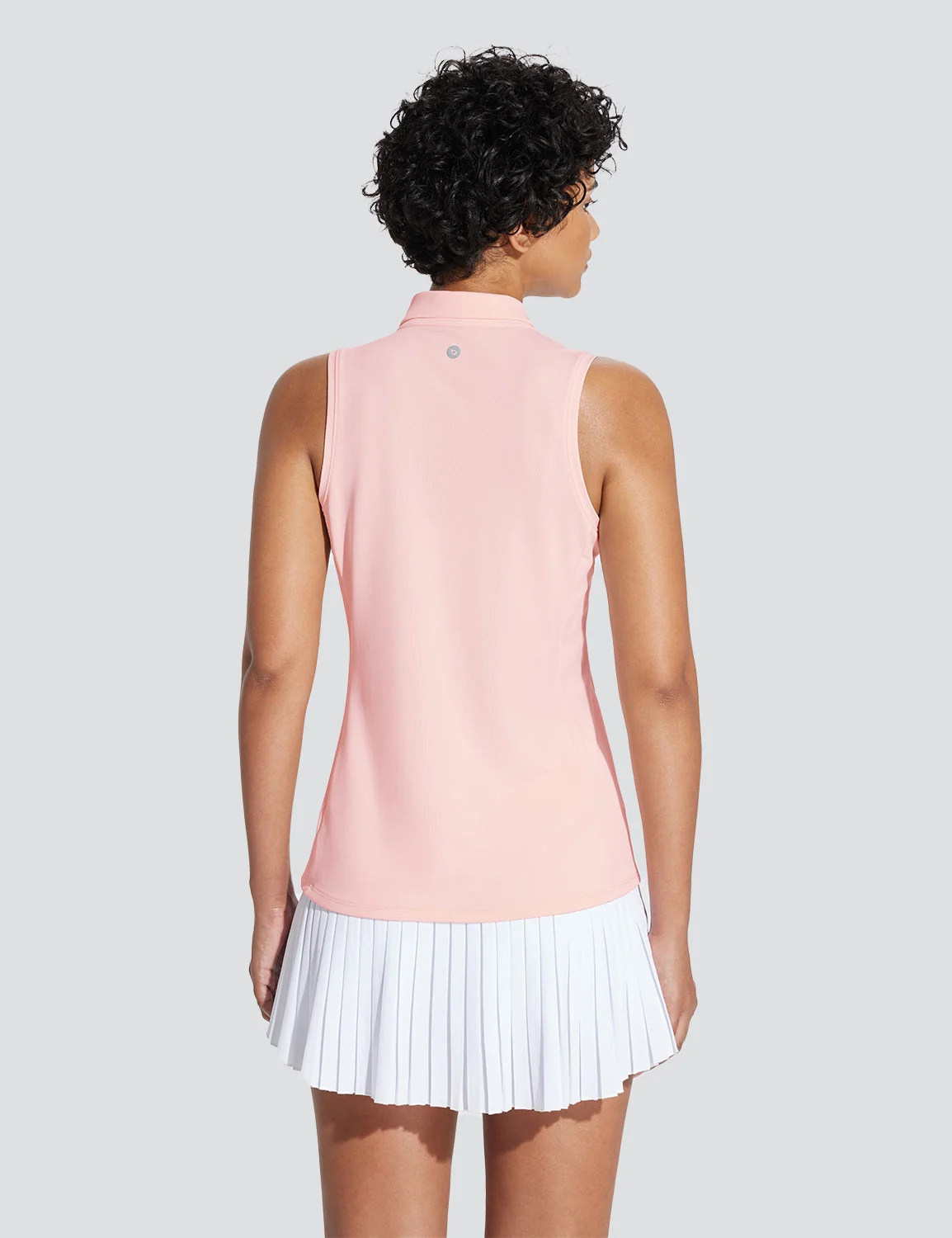 Flyleaf UPF 50+ Quick-Dry Sleeveless Golf Polo Shirt - Image 11