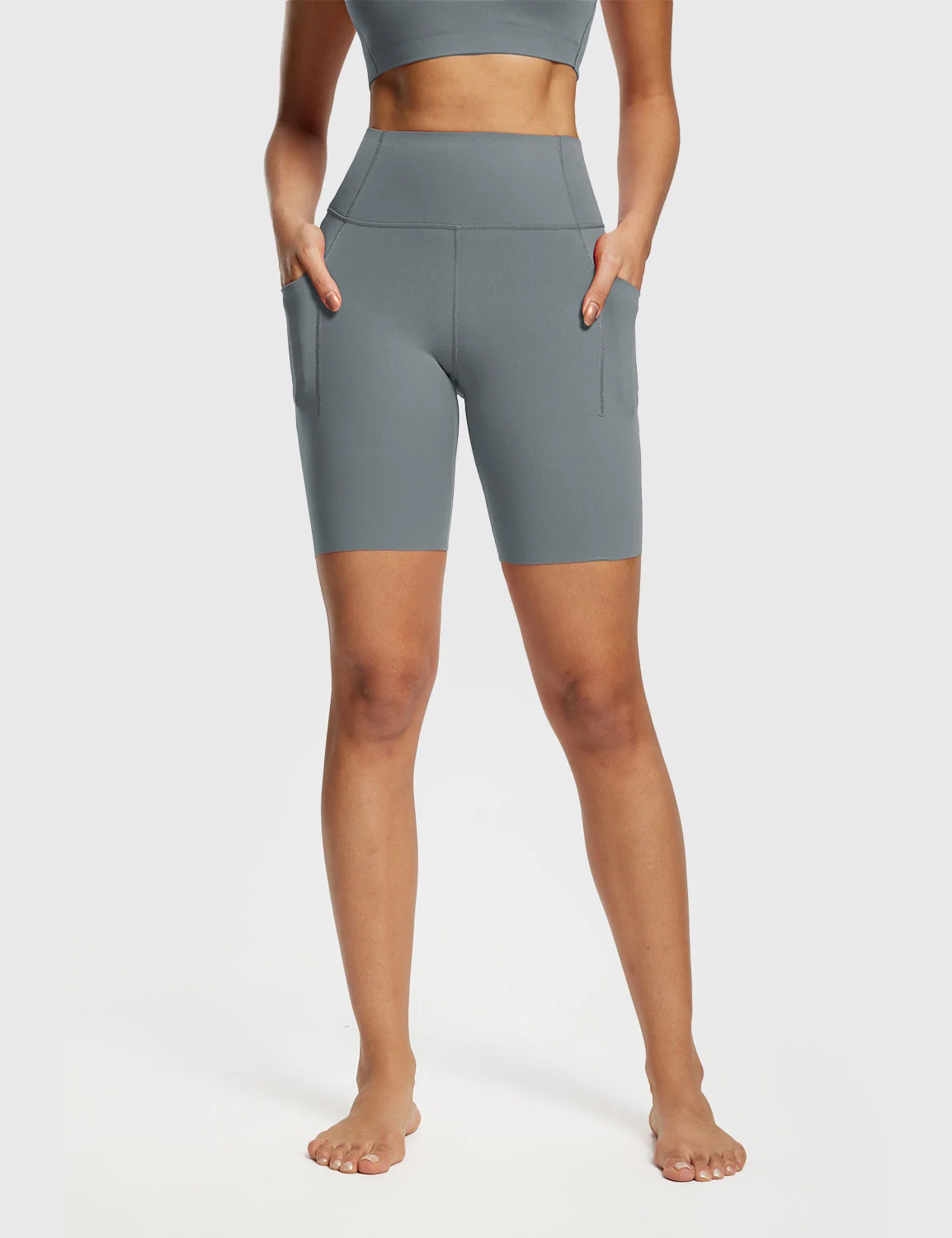 8" Seamless High-Rise Shorts - Image 31
