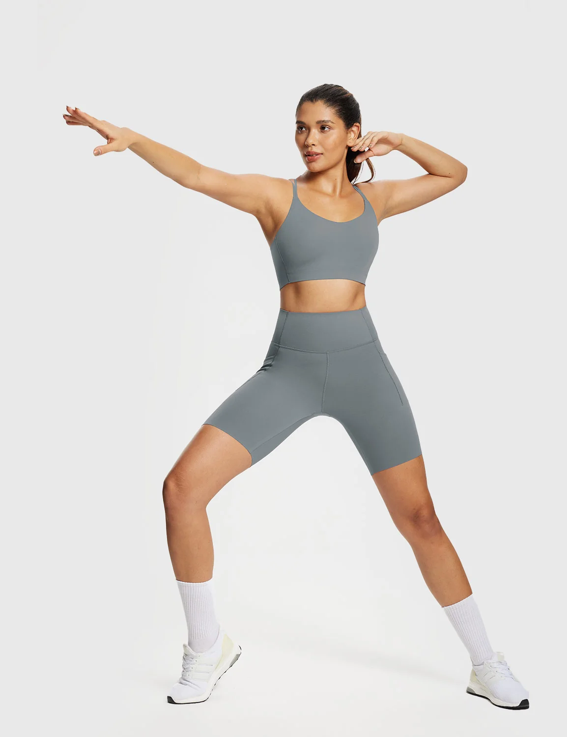 8" Seamless High-Rise Shorts - Image 32
