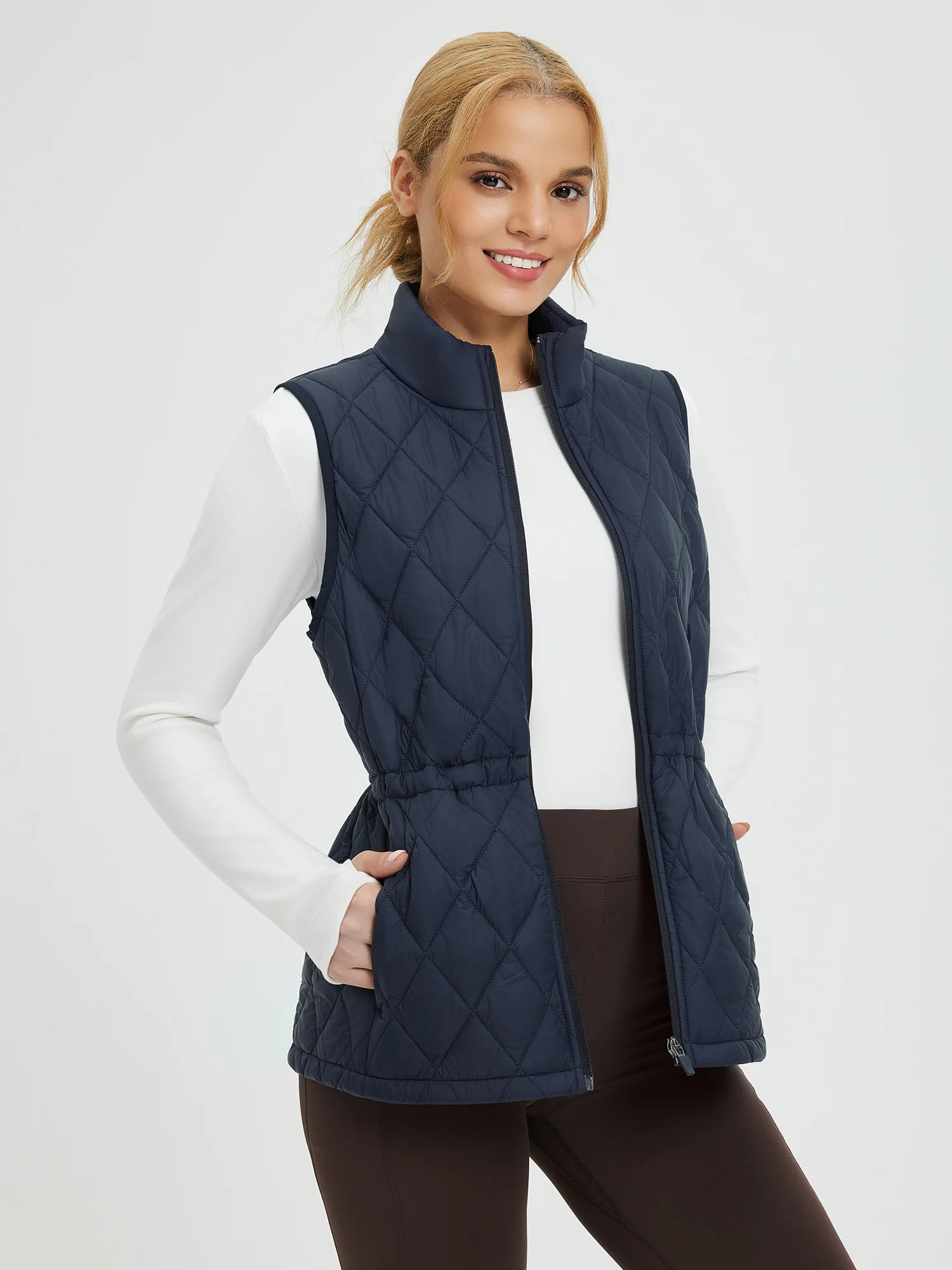 Golf Waist Drawstring Cotton Vest - Image 26