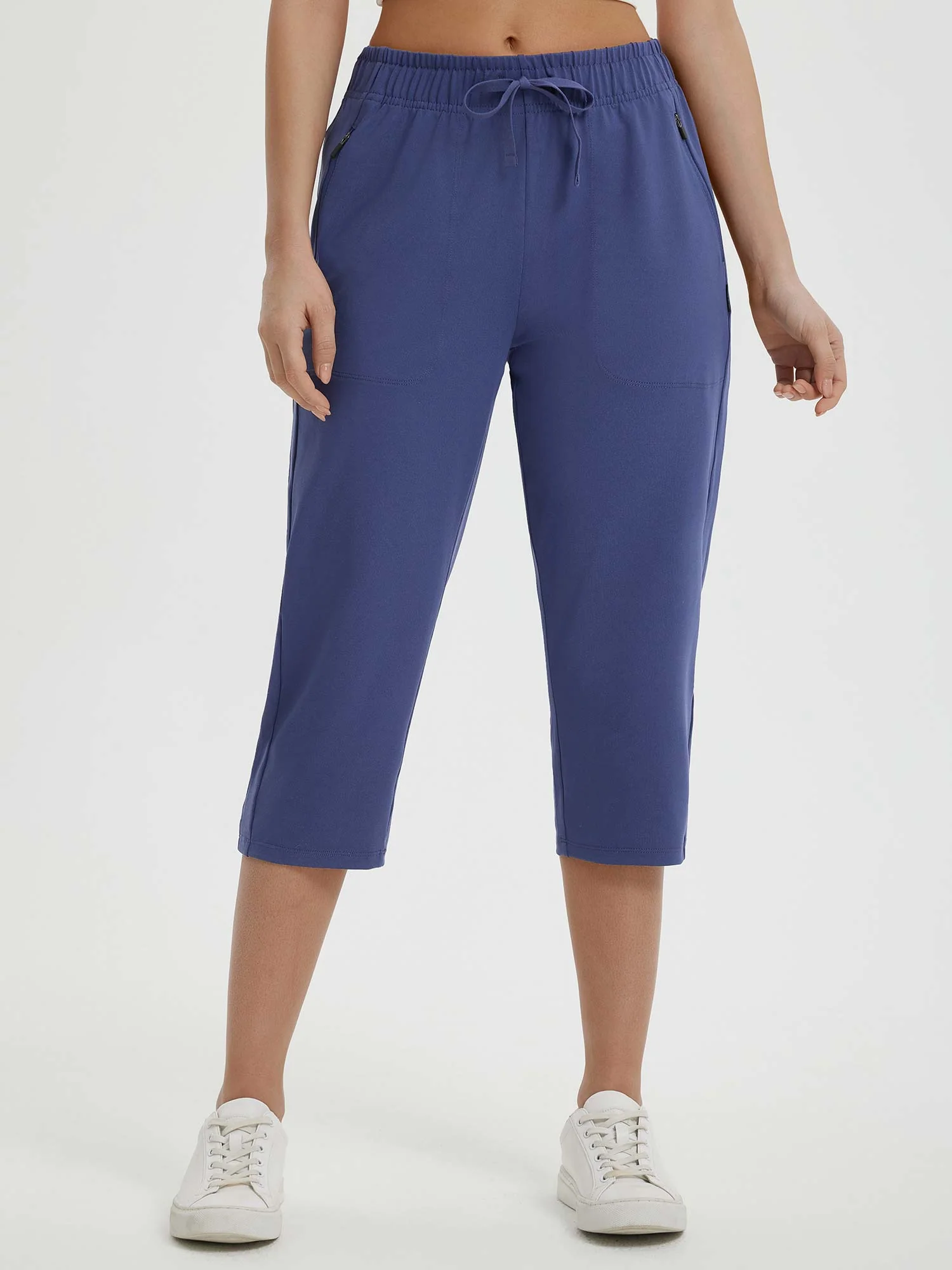 Women's 19" Quick-Dry Yoga Capri Pants - Image 6