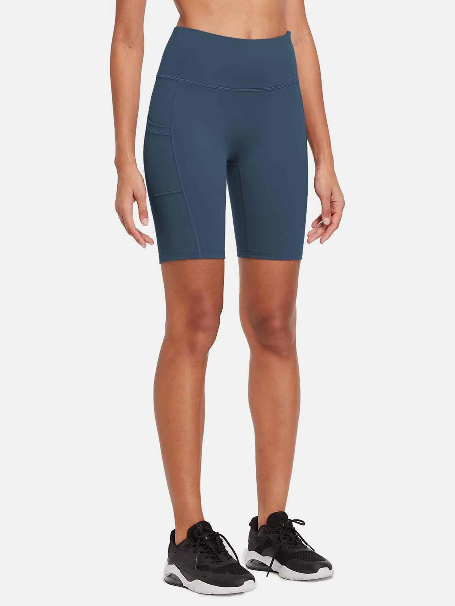 Women's 8" High-Waisted Compression Biker Shorts - Image 13