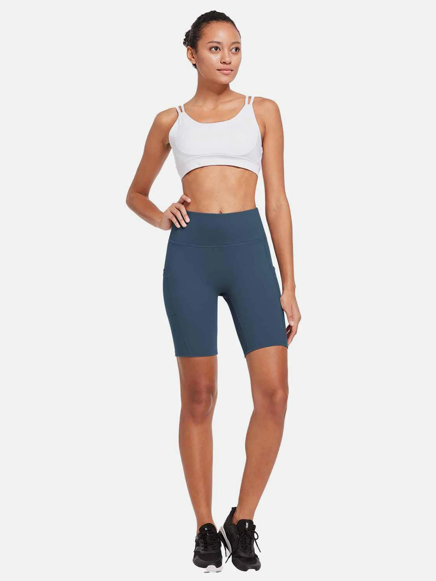 Women's 8" High-Waisted Compression Biker Shorts - Image 15