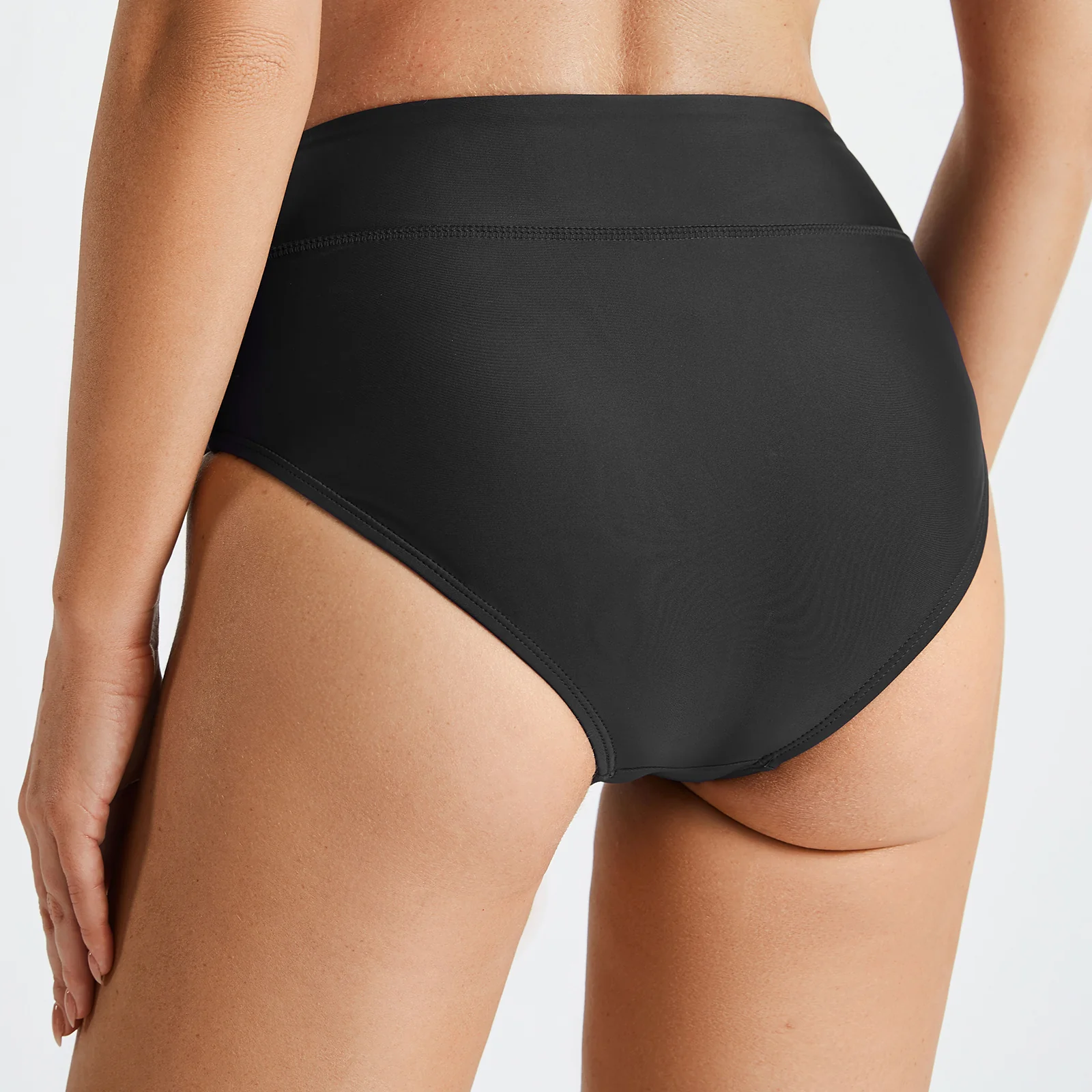 Women's High-Waisted Swim Briefs - Image 5