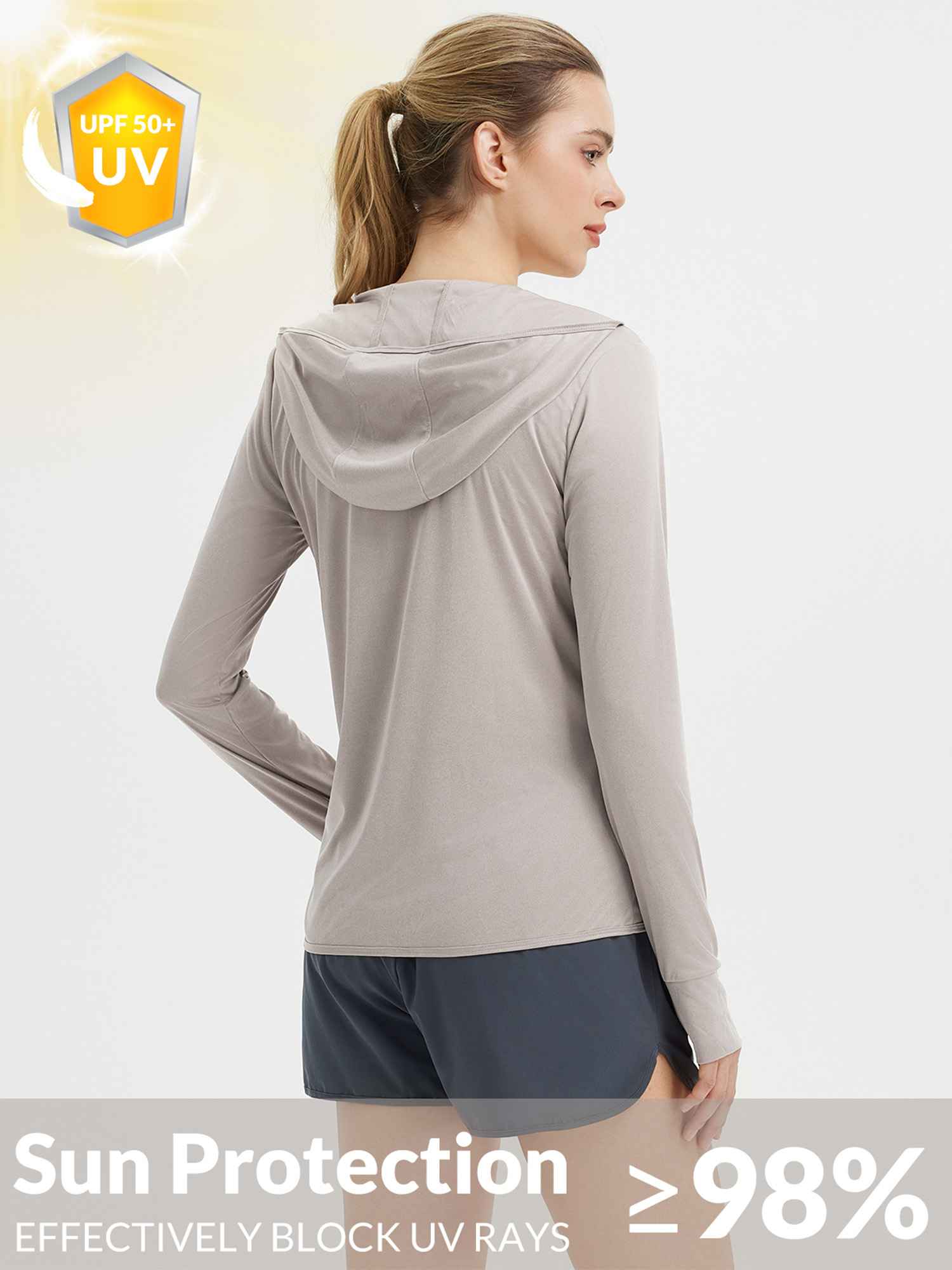 Women's Long Sleeve Sun Protection Jacket - Image 30