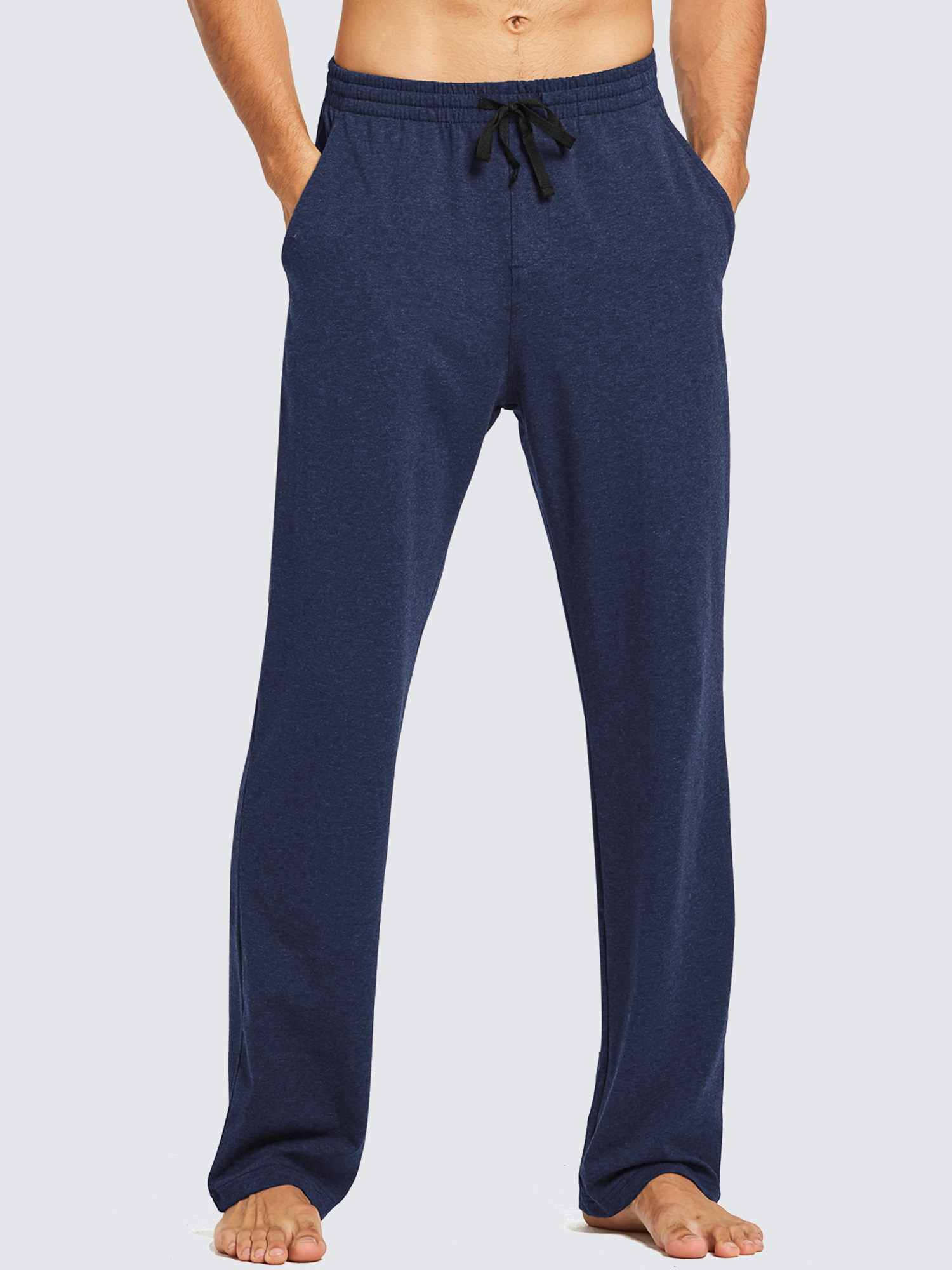 Men's Cotton Straight-Leg Lounge Drawstring Pants - Image 31