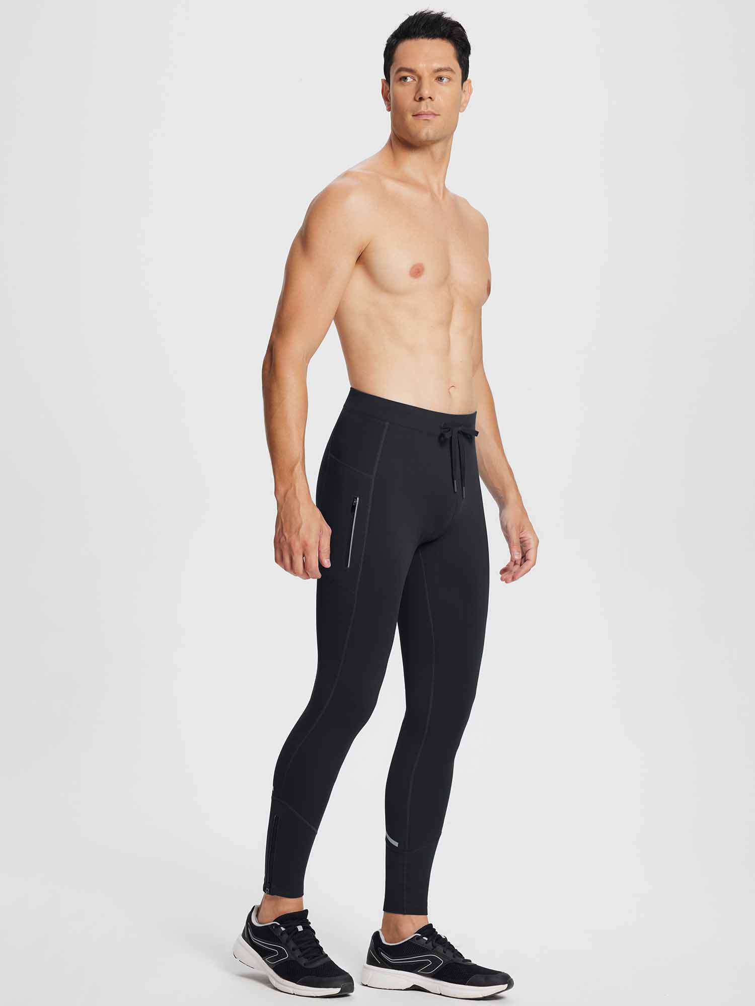 Men's Fleece Lined Winter Running Tights - Image 19