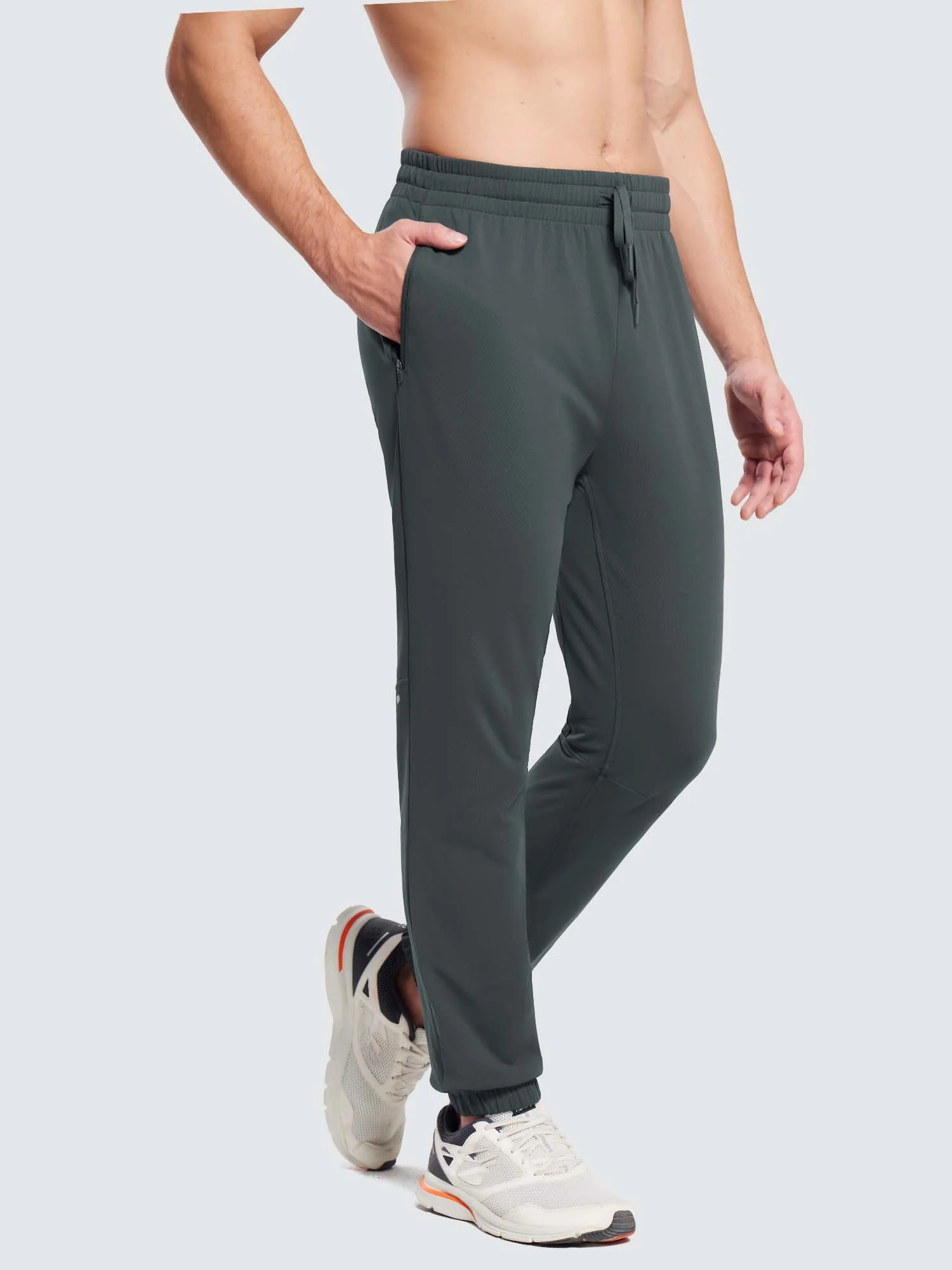 Men's Reflective Fleece Jogger Pants - Image 25