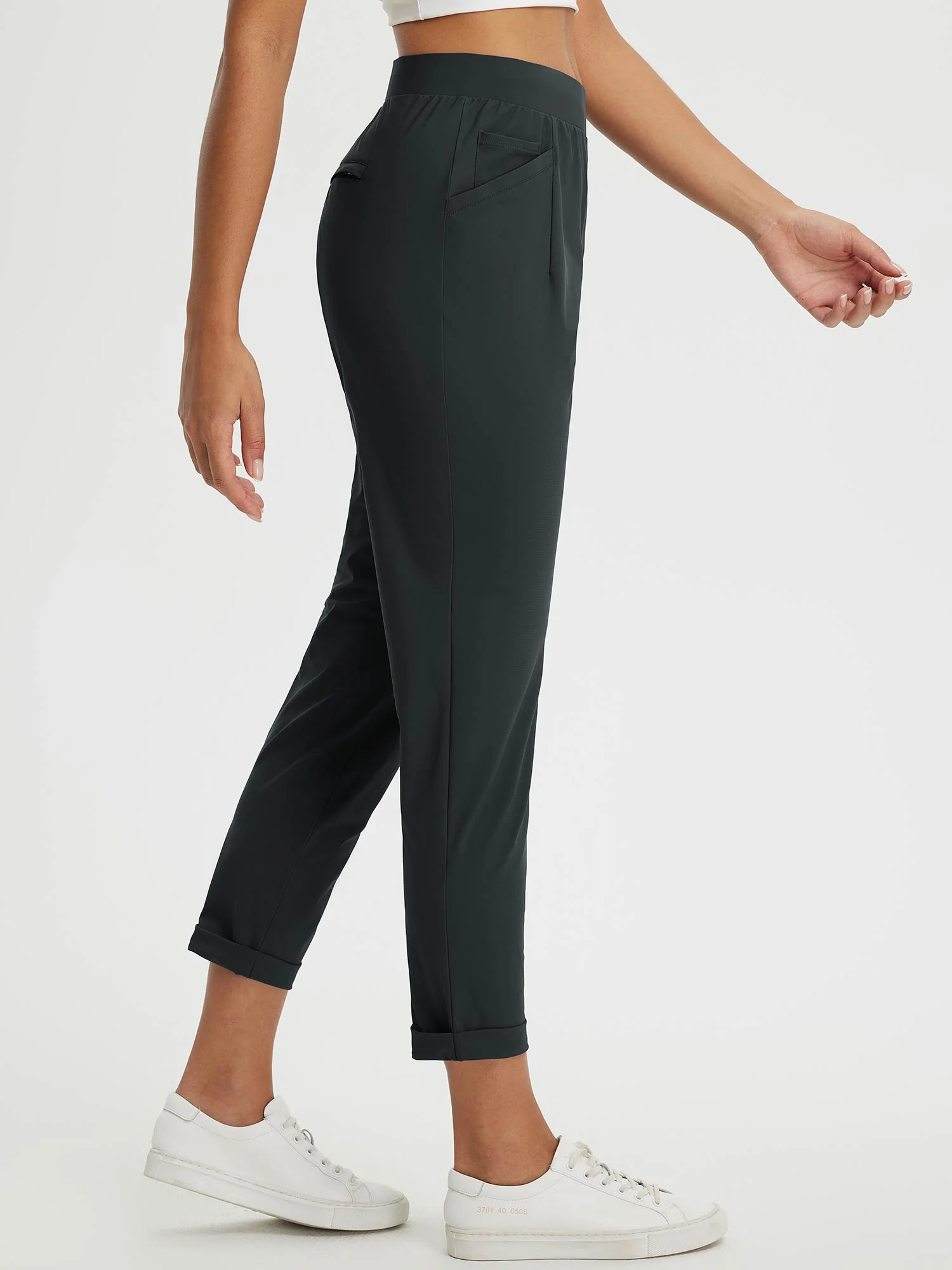 Dynamic Form High-Rise Tapered Trousers - Image 27
