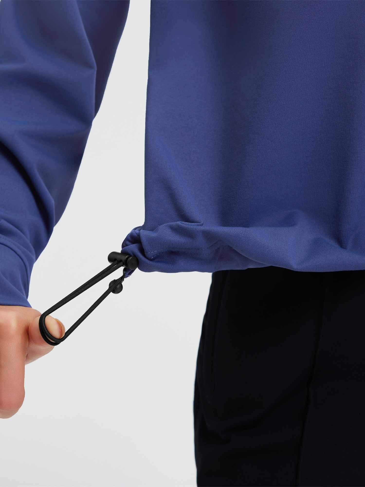 Raglan Fleece Long-Sleeve Running Top - Image 11