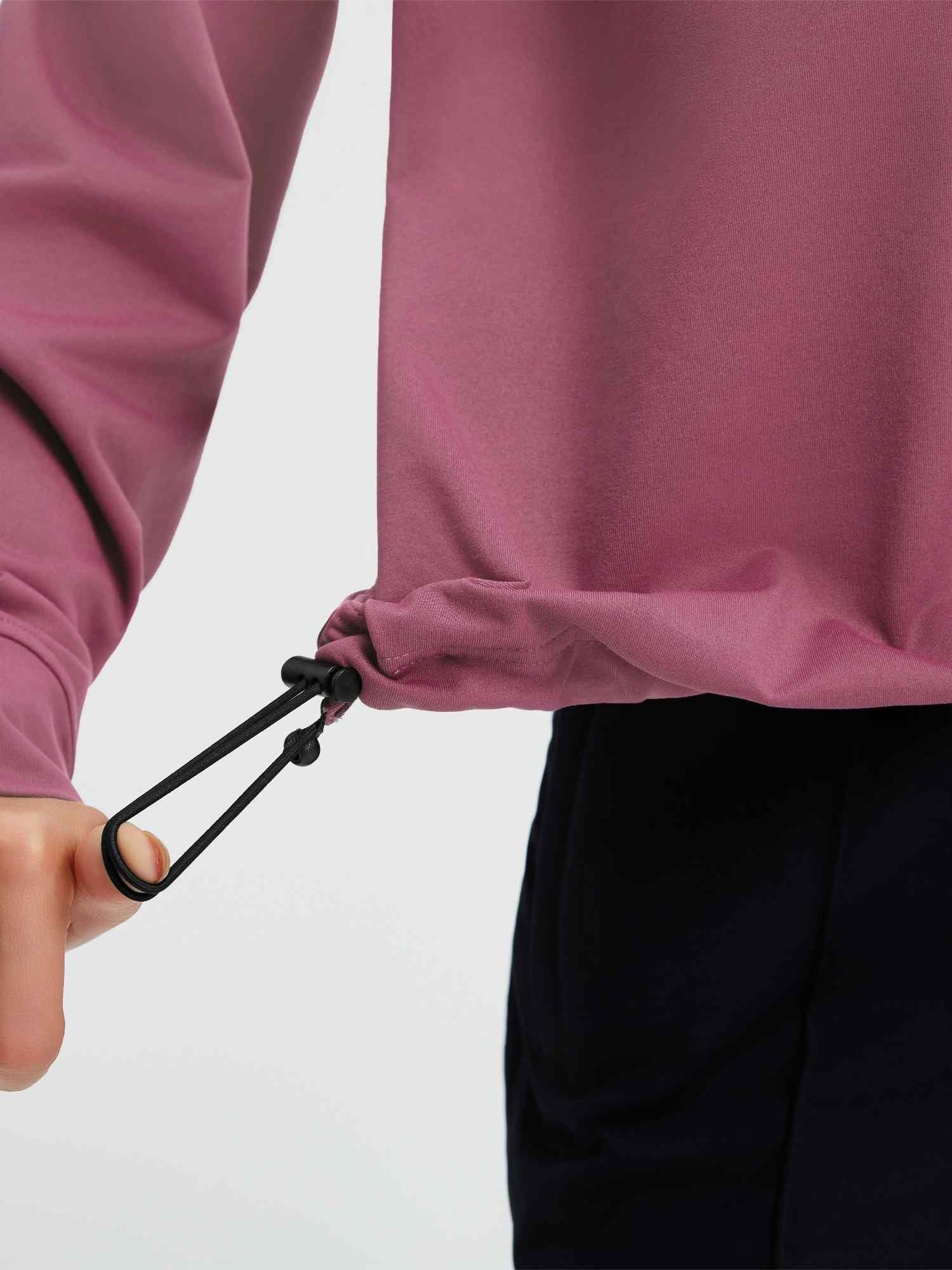 Raglan Fleece Long-Sleeve Running Top - Image 14