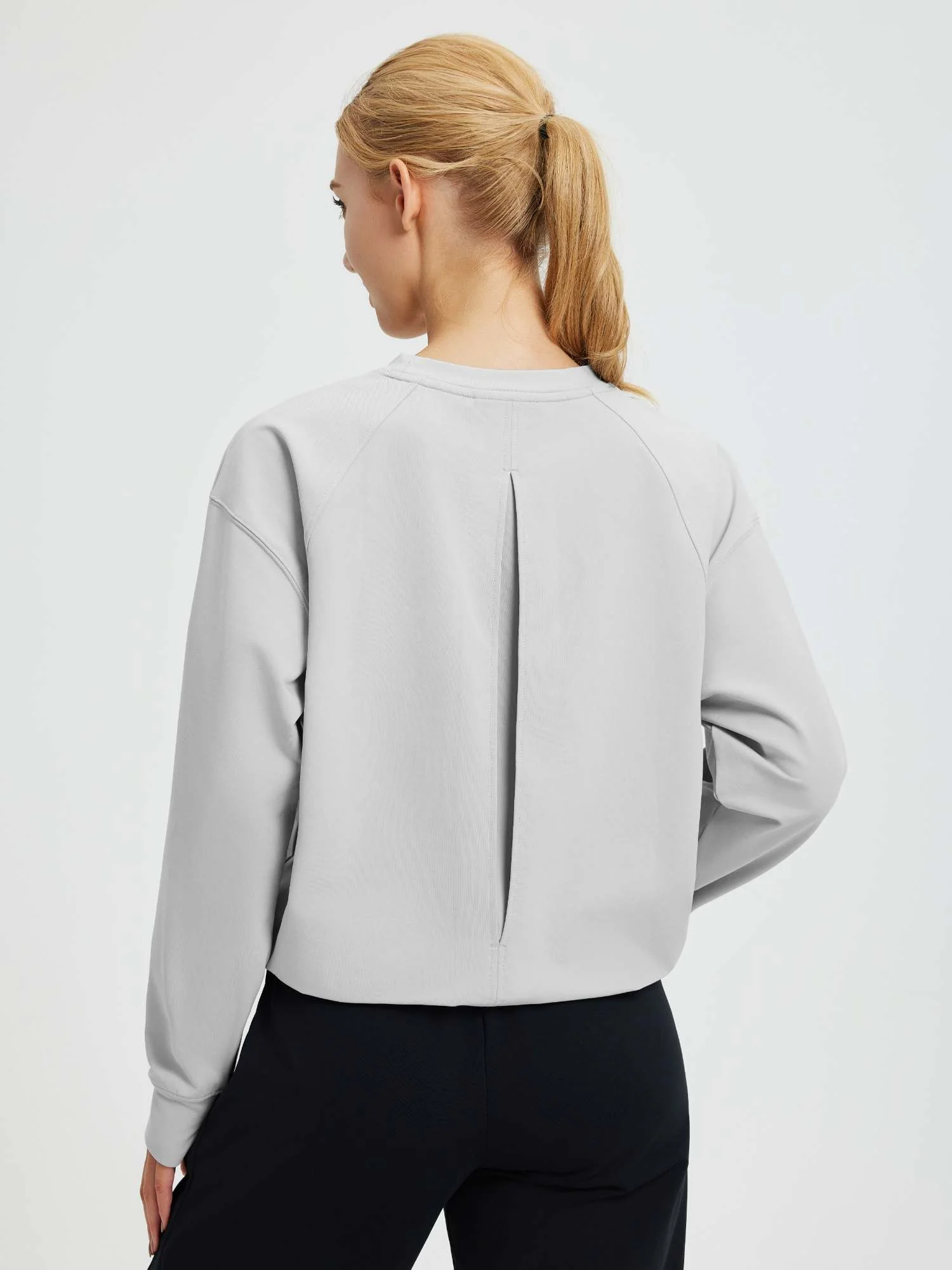 Raglan Fleece Long-Sleeve Running Top - Image 19