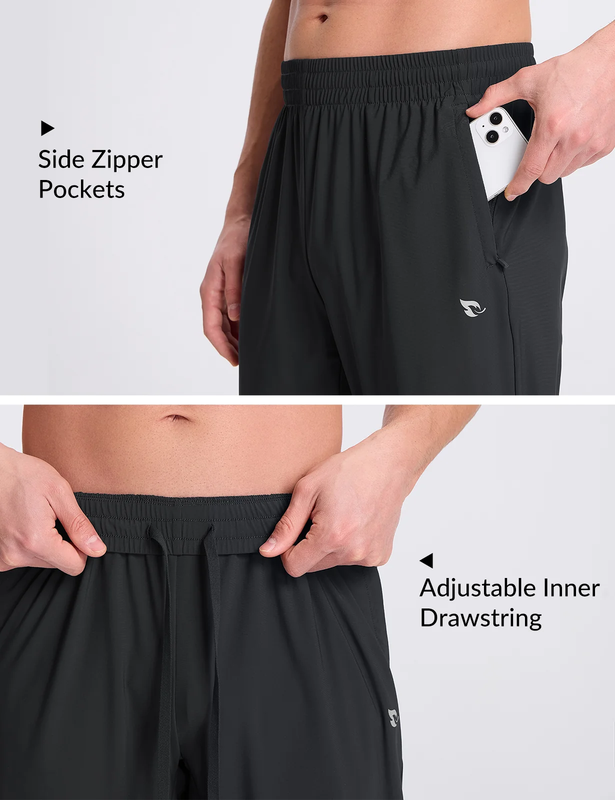 Men's Stretch Waist Tapered Joggers - Image 10