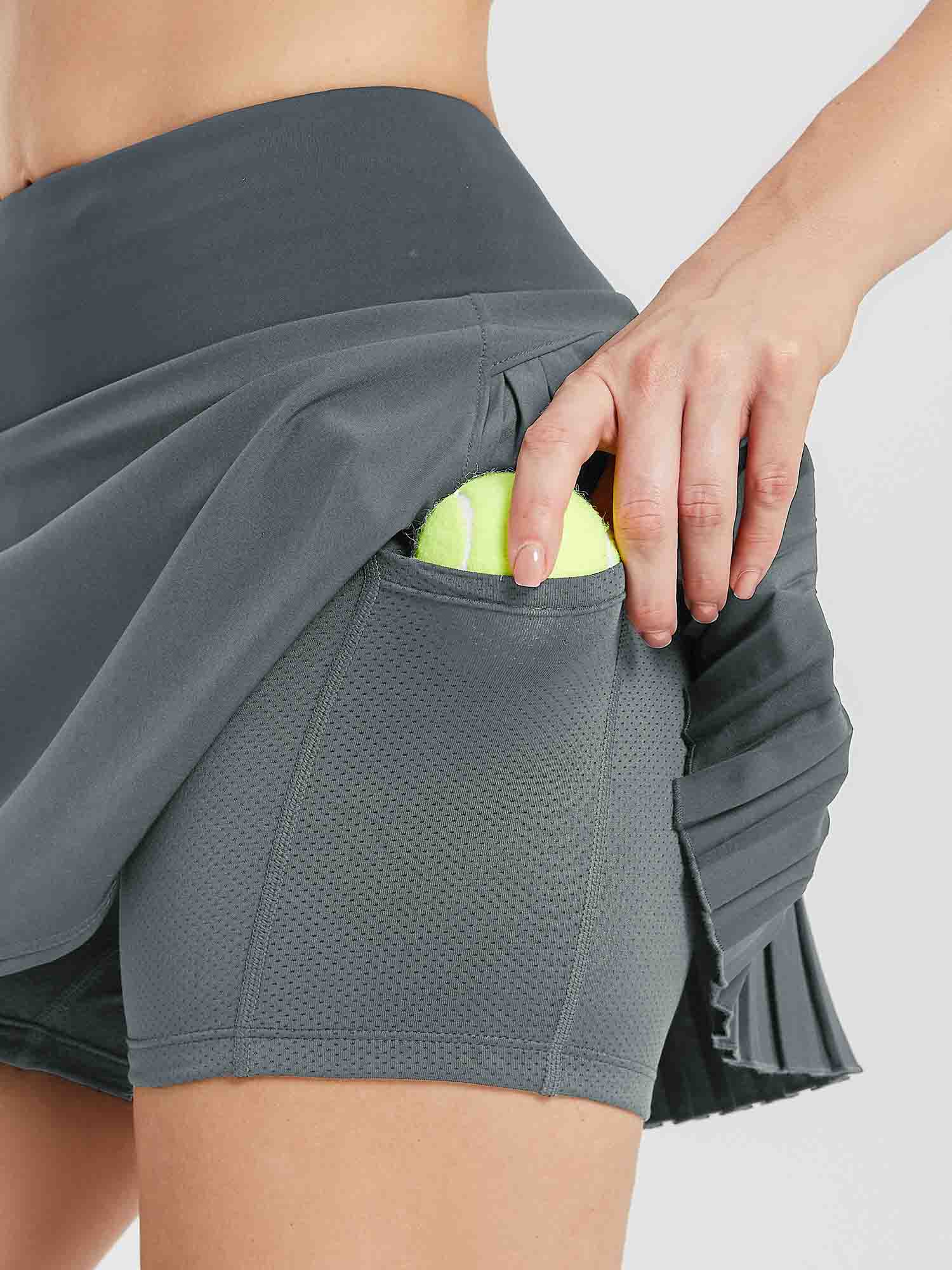 Women's High-Waisted Pleated Running Skirt - Image 89