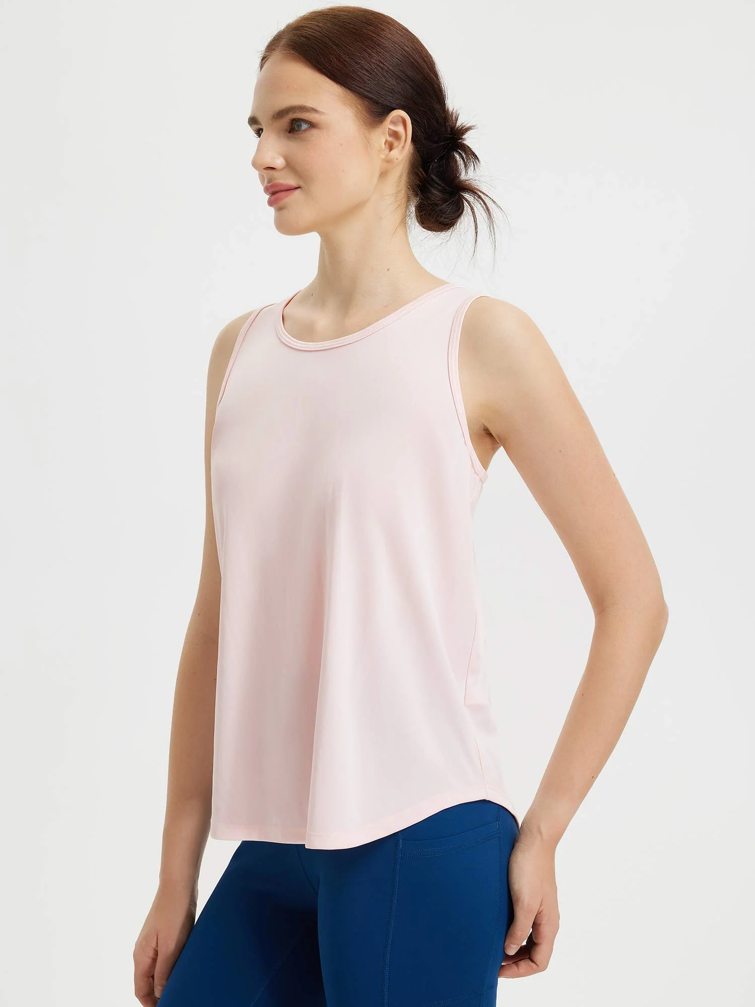 Fresh Horizon UPF 50+ Slim Fit Mid-Length Racerback Tank Top - Image 3