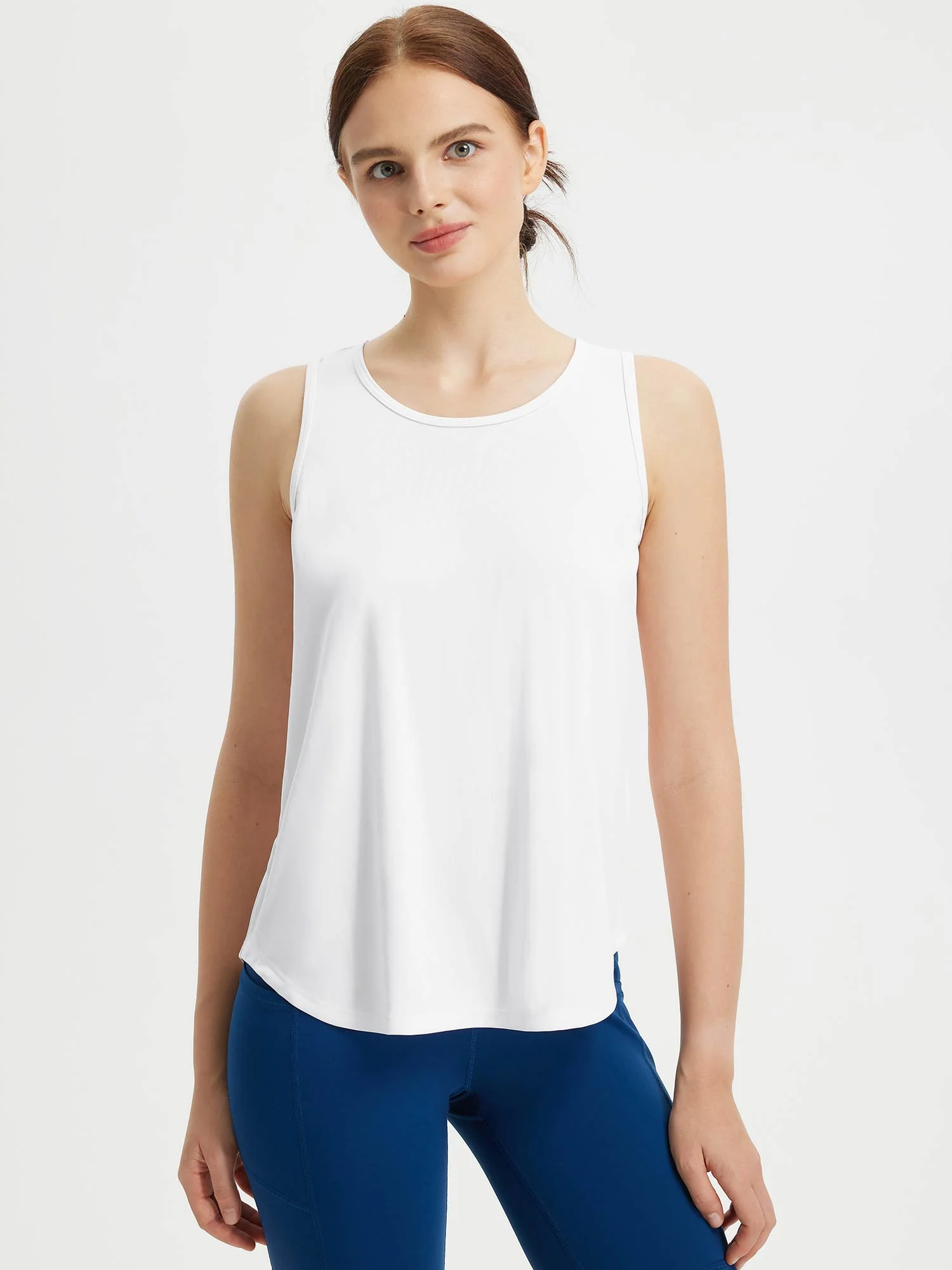 Fresh Horizon UPF 50+ Slim Fit Mid-Length Racerback Tank Top - Image 7