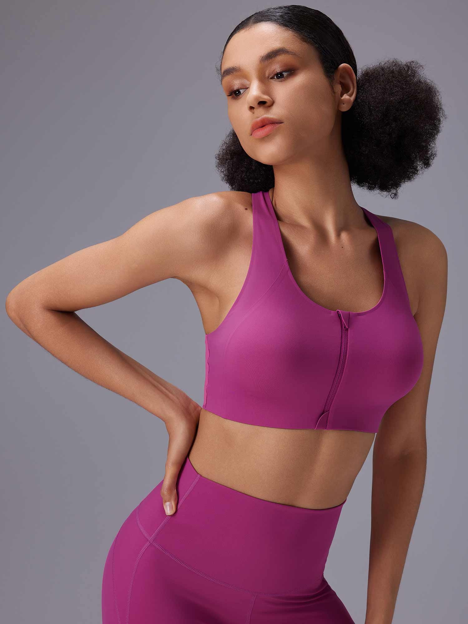 Front Zip Sports Bra - Image 21