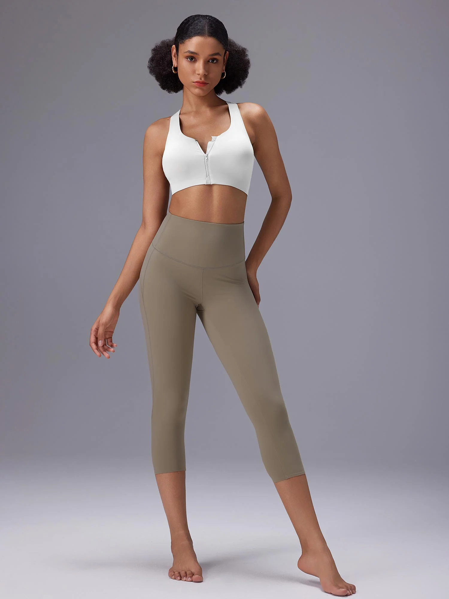 Front Zip Sports Bra - Image 3