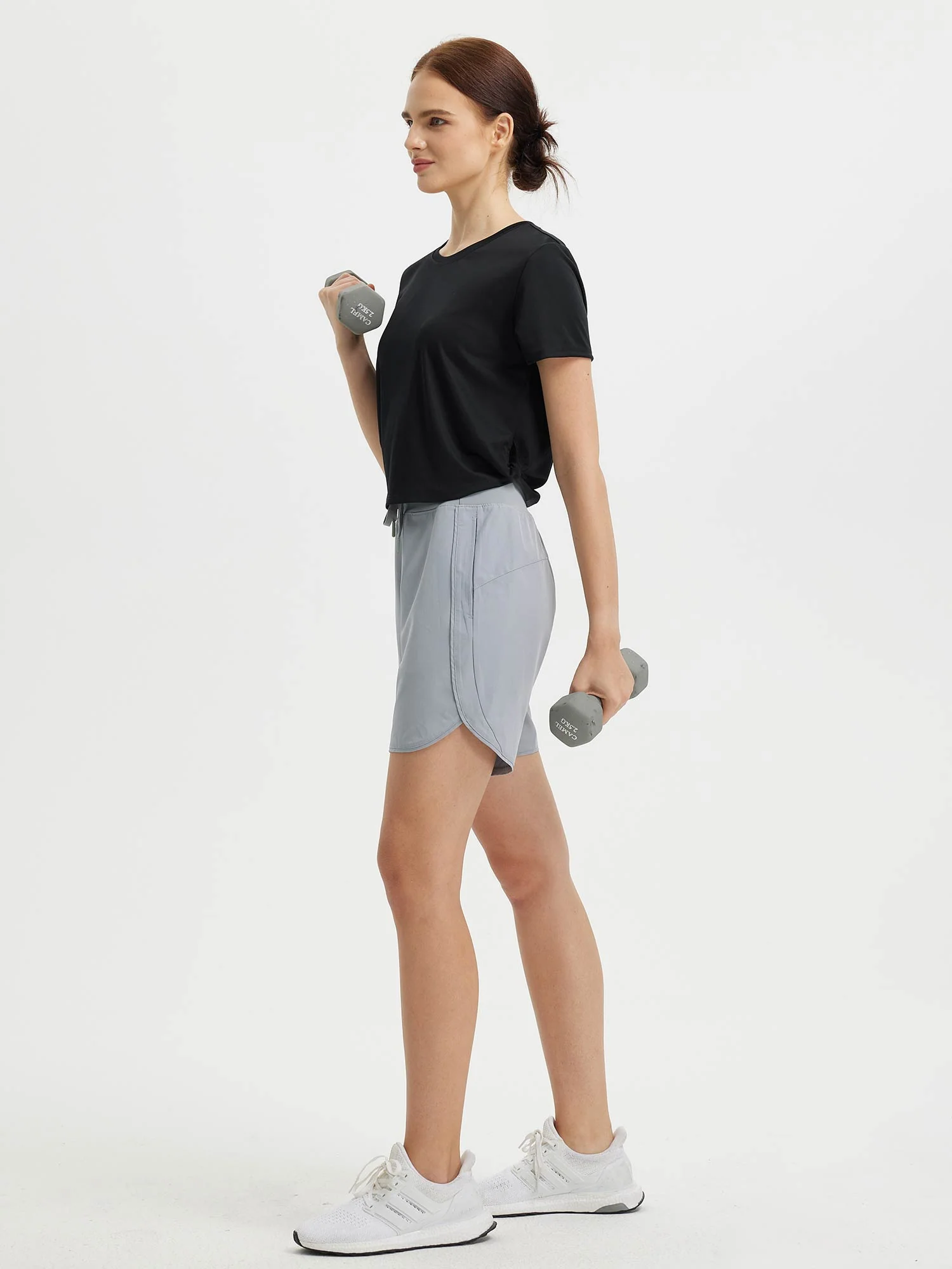 Women's Cropped Short Sleeve Workout Top - Image 20
