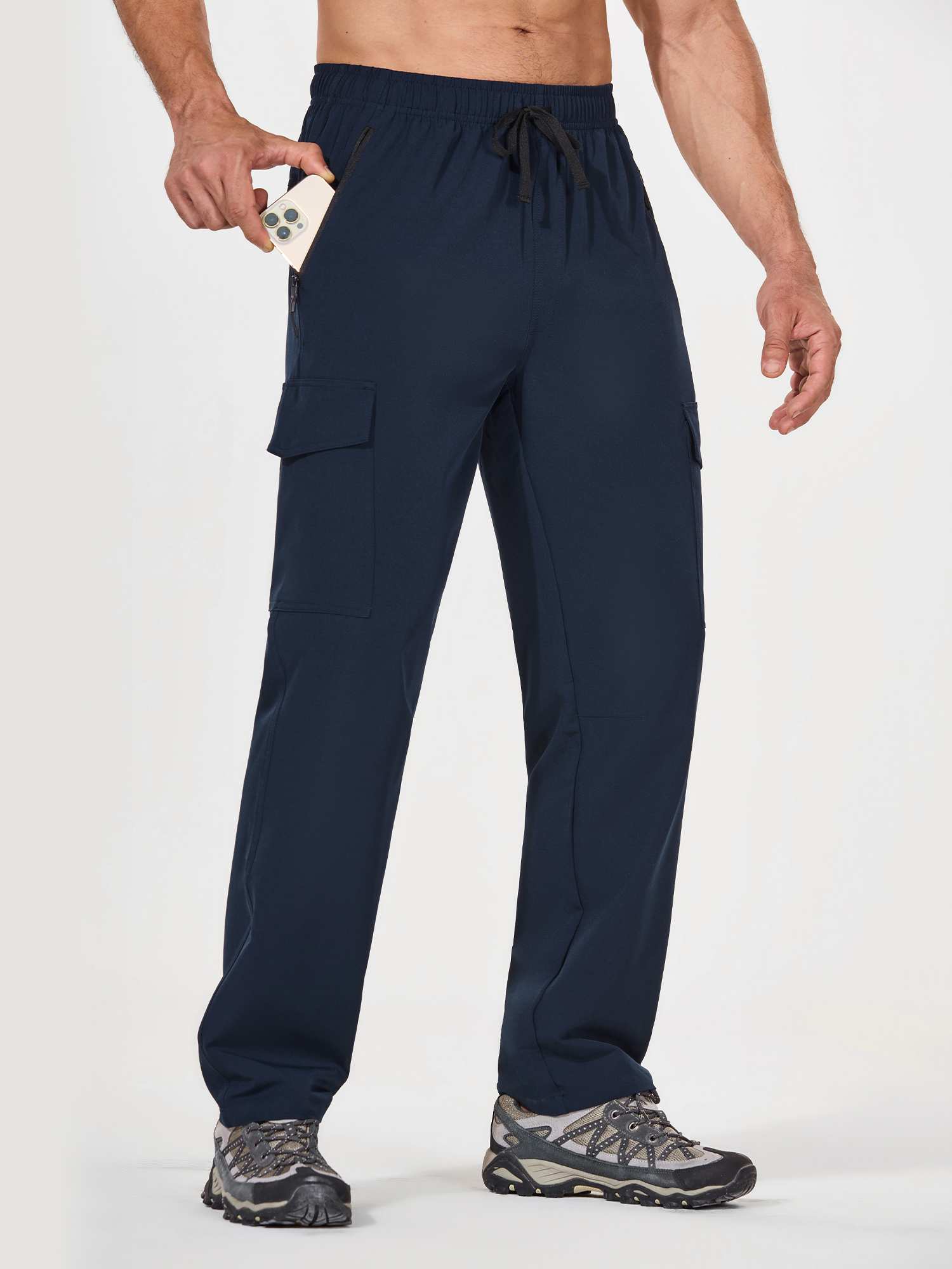 Men's UPF 50+ Quick-Dry Hiking Cargo Pants - Image 19
