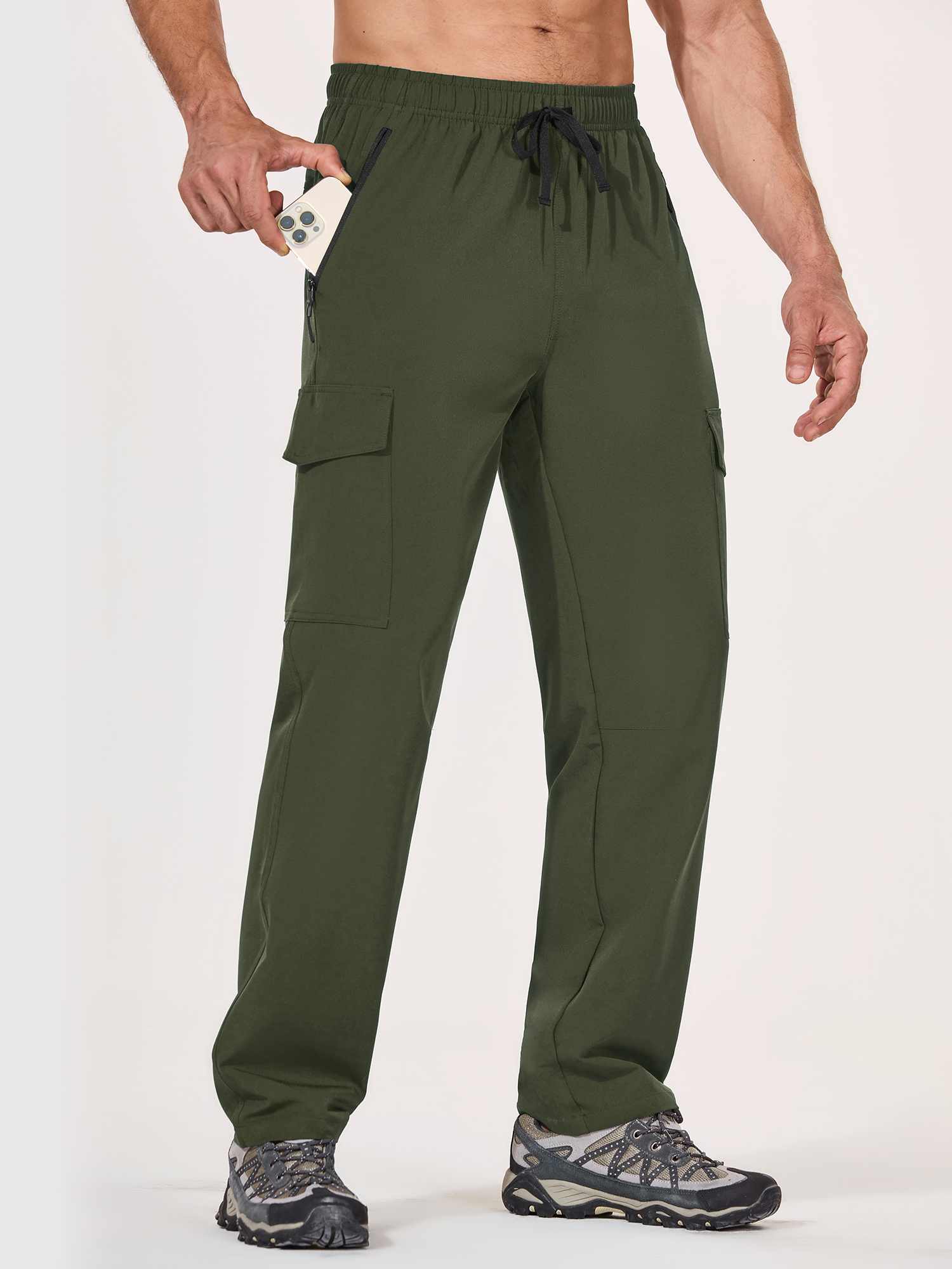 Men's UPF 50+ Quick-Dry Hiking Cargo Pants - Image 31