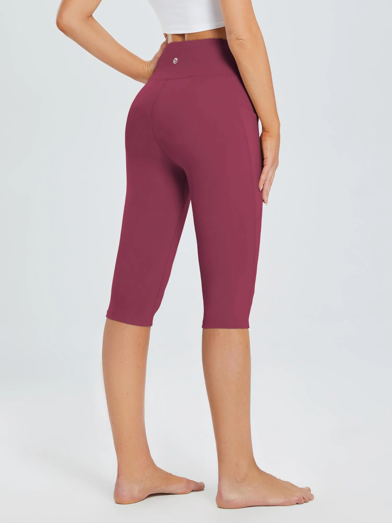 Laureate Women's Pocketed Yoga Capris - Image 13