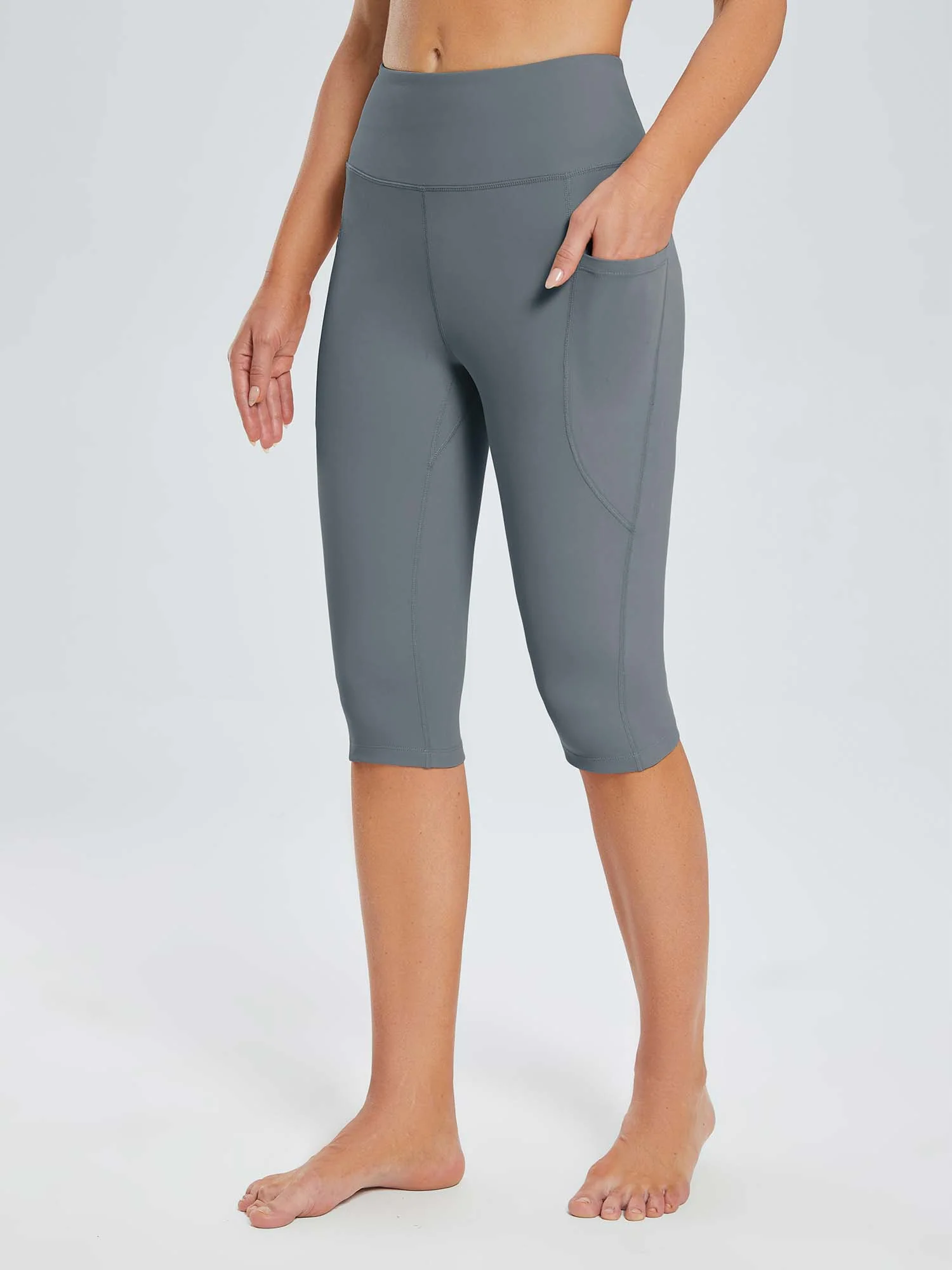 Laureate Women's Pocketed Yoga Capris - Image 36