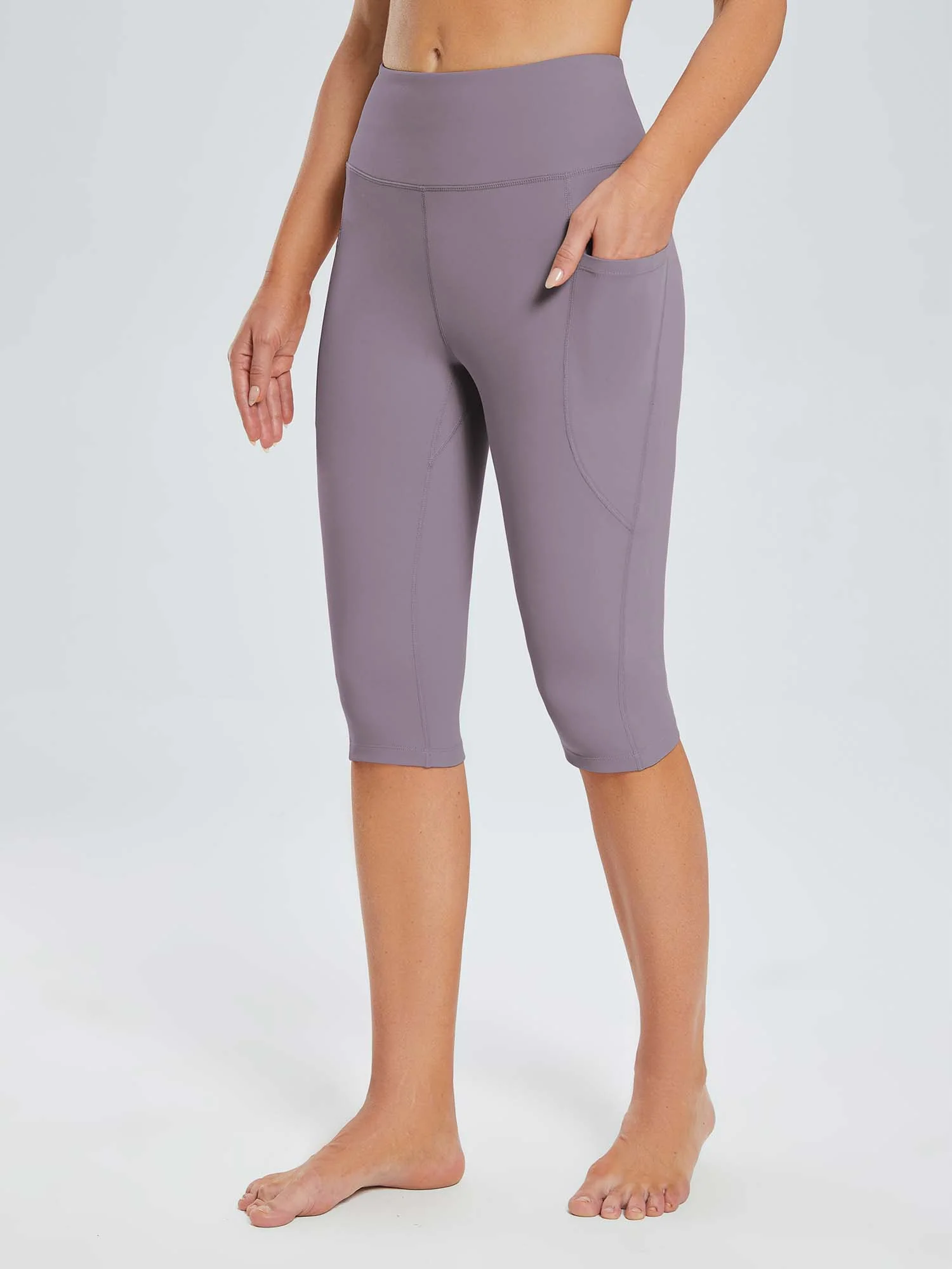 Laureate Women's Pocketed Yoga Capris - Image 47