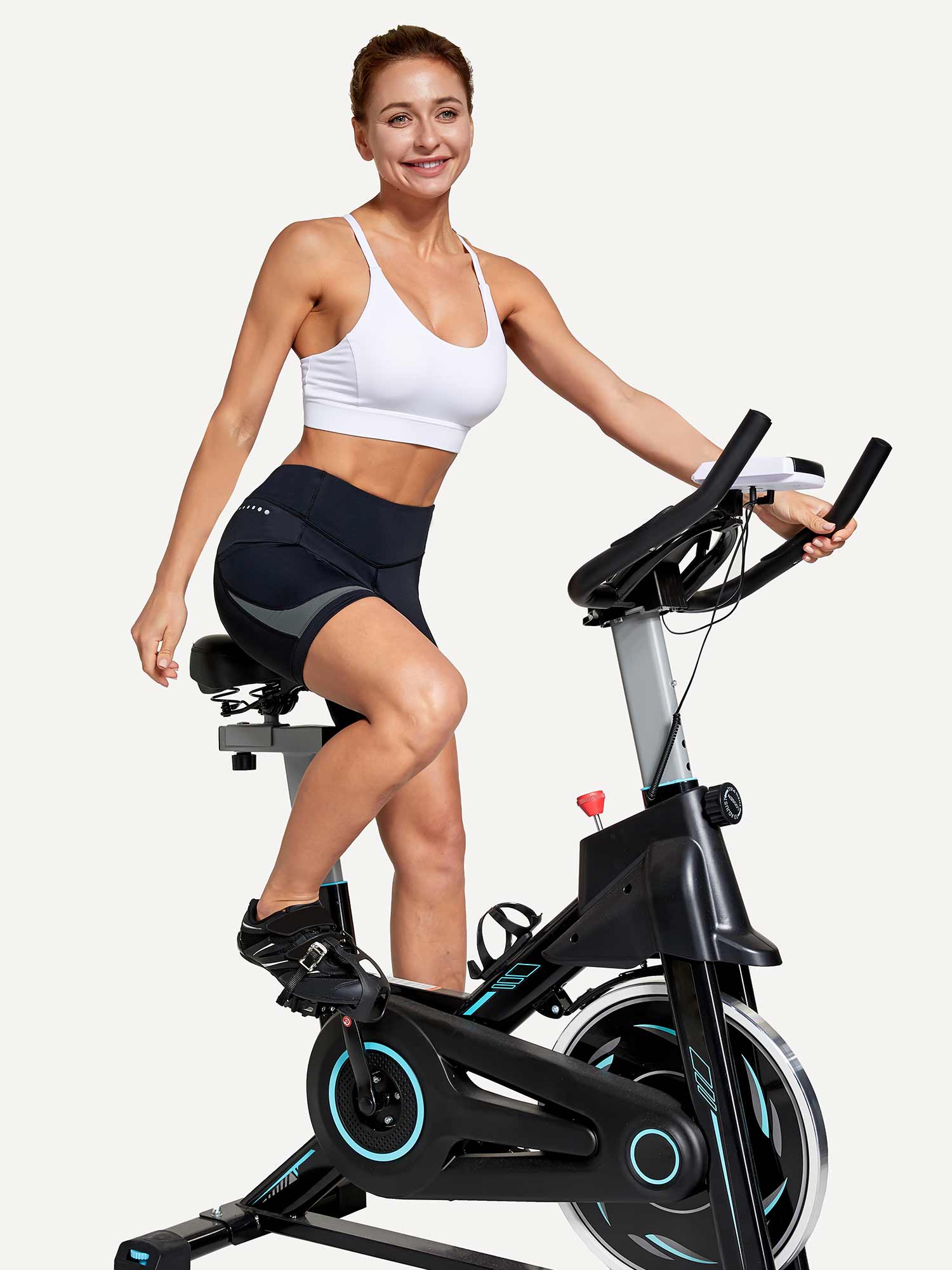 Women's V-Waist Cycling Shorts - Image 24