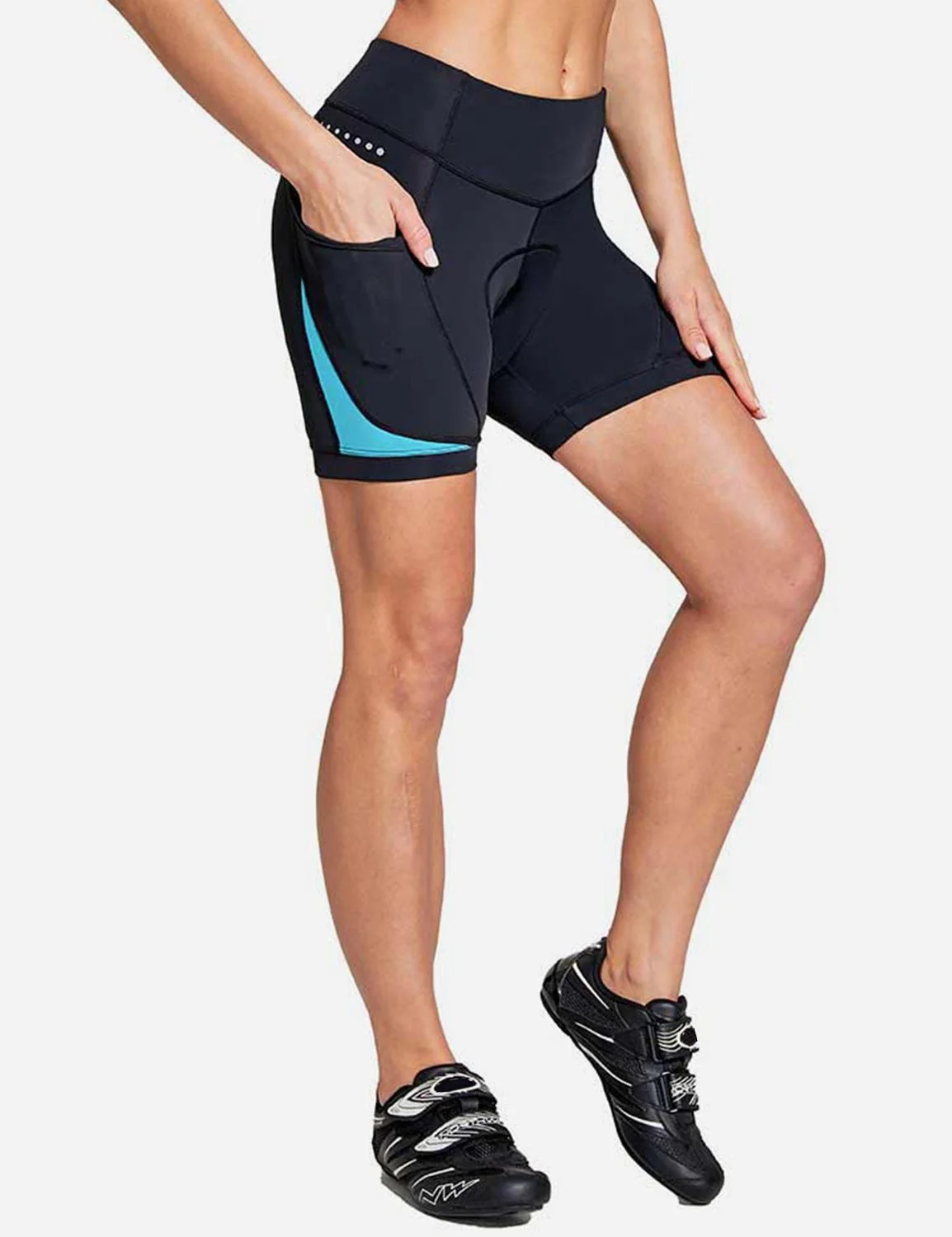 Women's V-Waist Cycling Shorts - Image 25