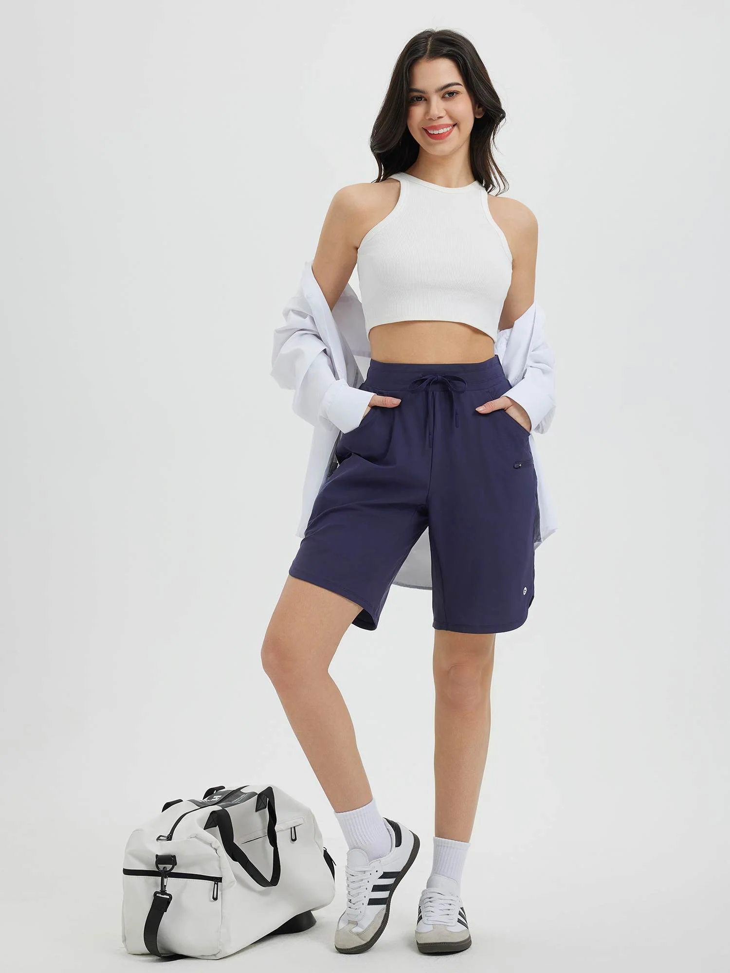 Women's 9" Cycling Shorts - Image 14