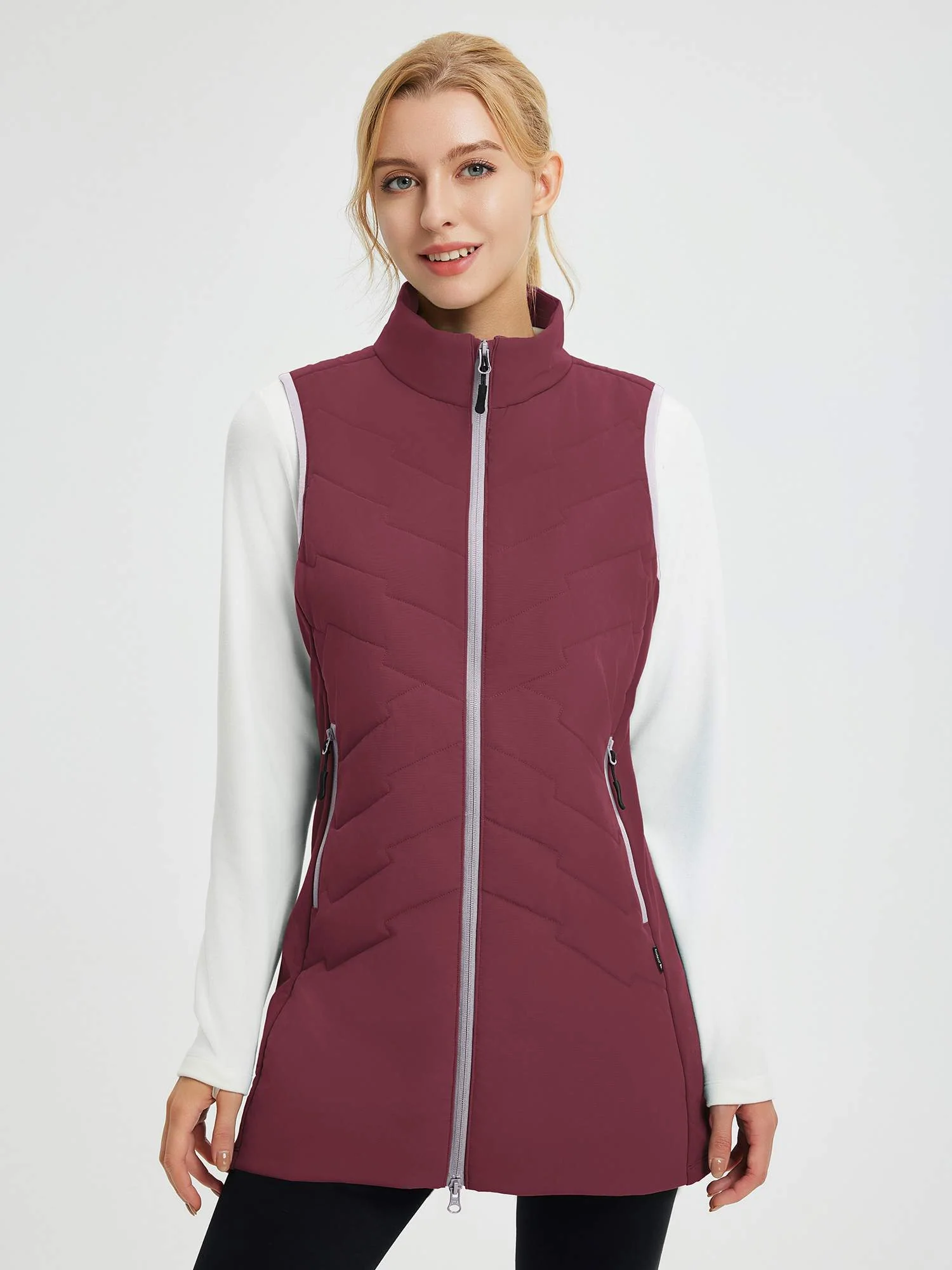 Women's Outdoor Mid-Length Woven Hiking Vest - Image 20