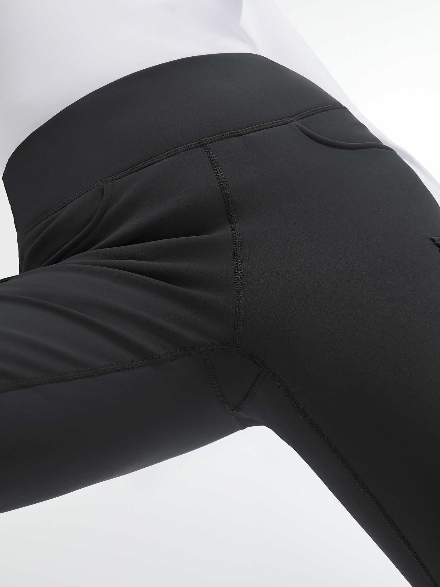Women’s Outdoor Thick Fleece Slightly Workwear Flared Pants - Image 4