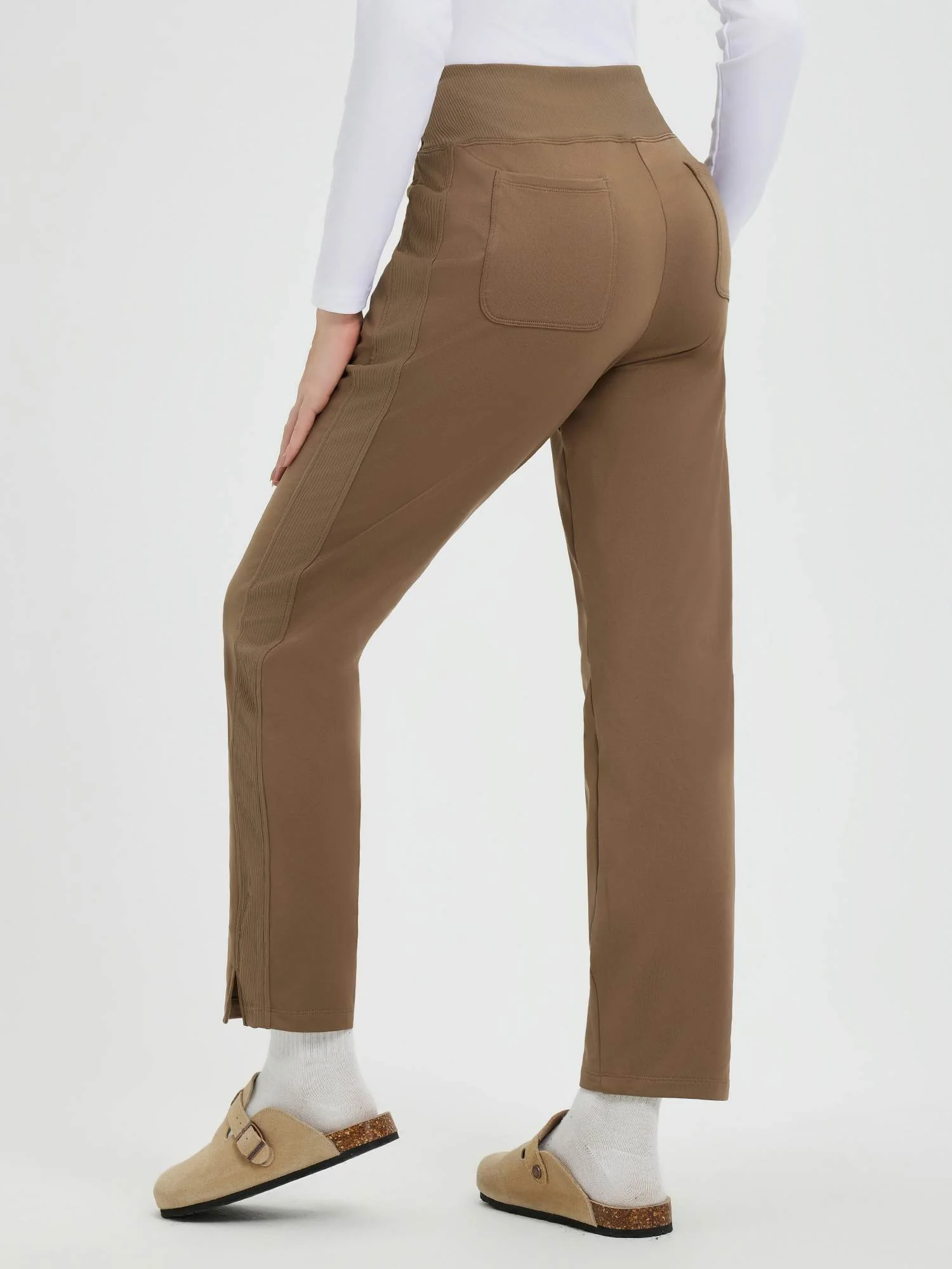 Running Flat-Waist Fleece Tapered Pants - Image 14