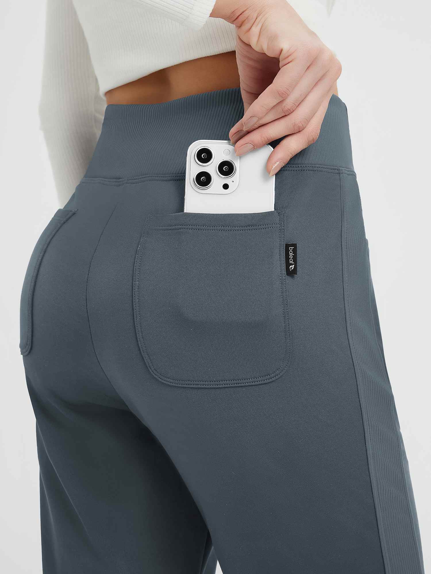Running Flat-Waist Fleece Tapered Pants - Image 22