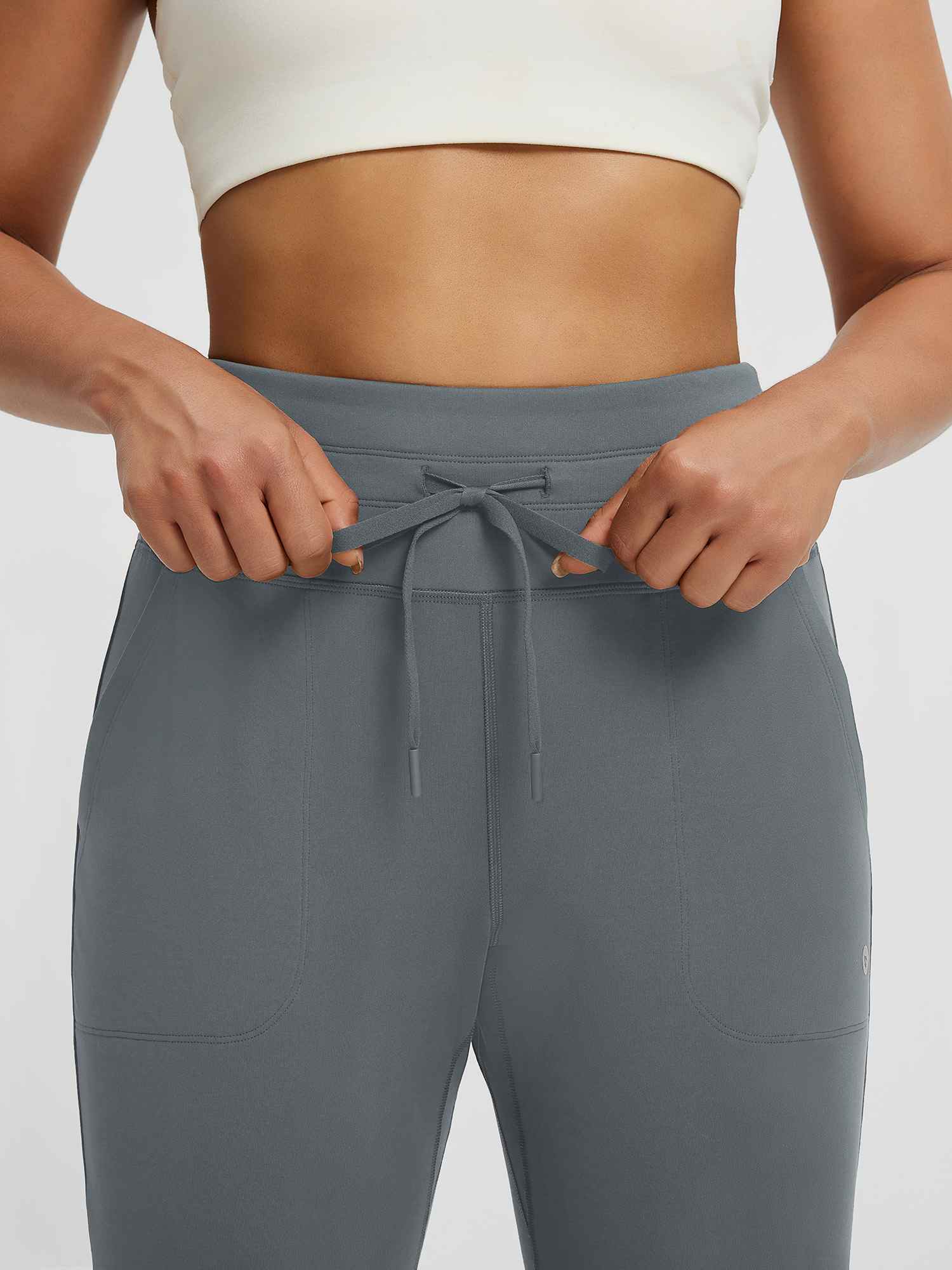 Women’s Yoga Cuffed Fleece High-Waisted Leggings - Image 8