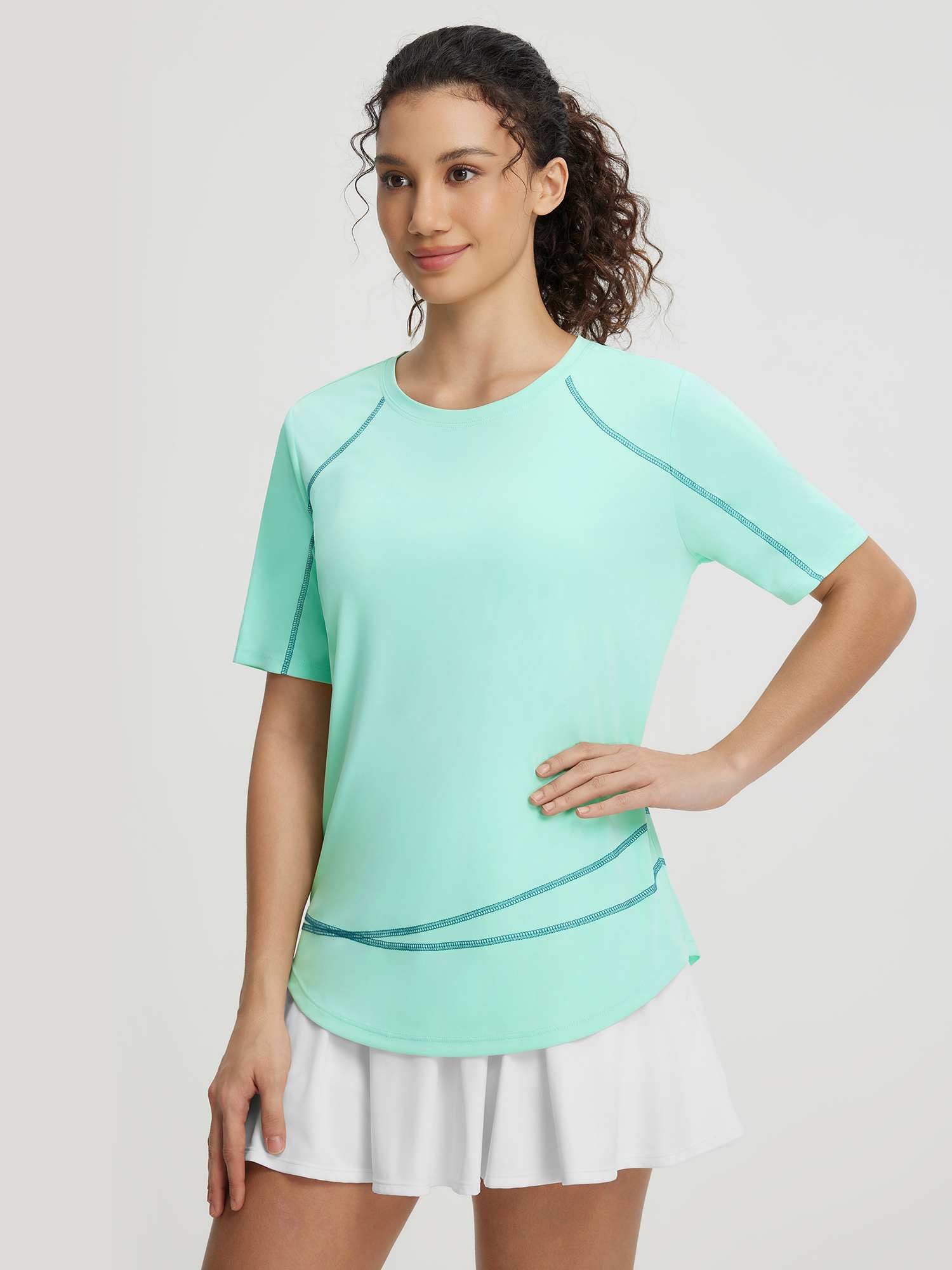 Baleaf UPF 50+ Stretchy Short-Sleeve Shirt - Image 18