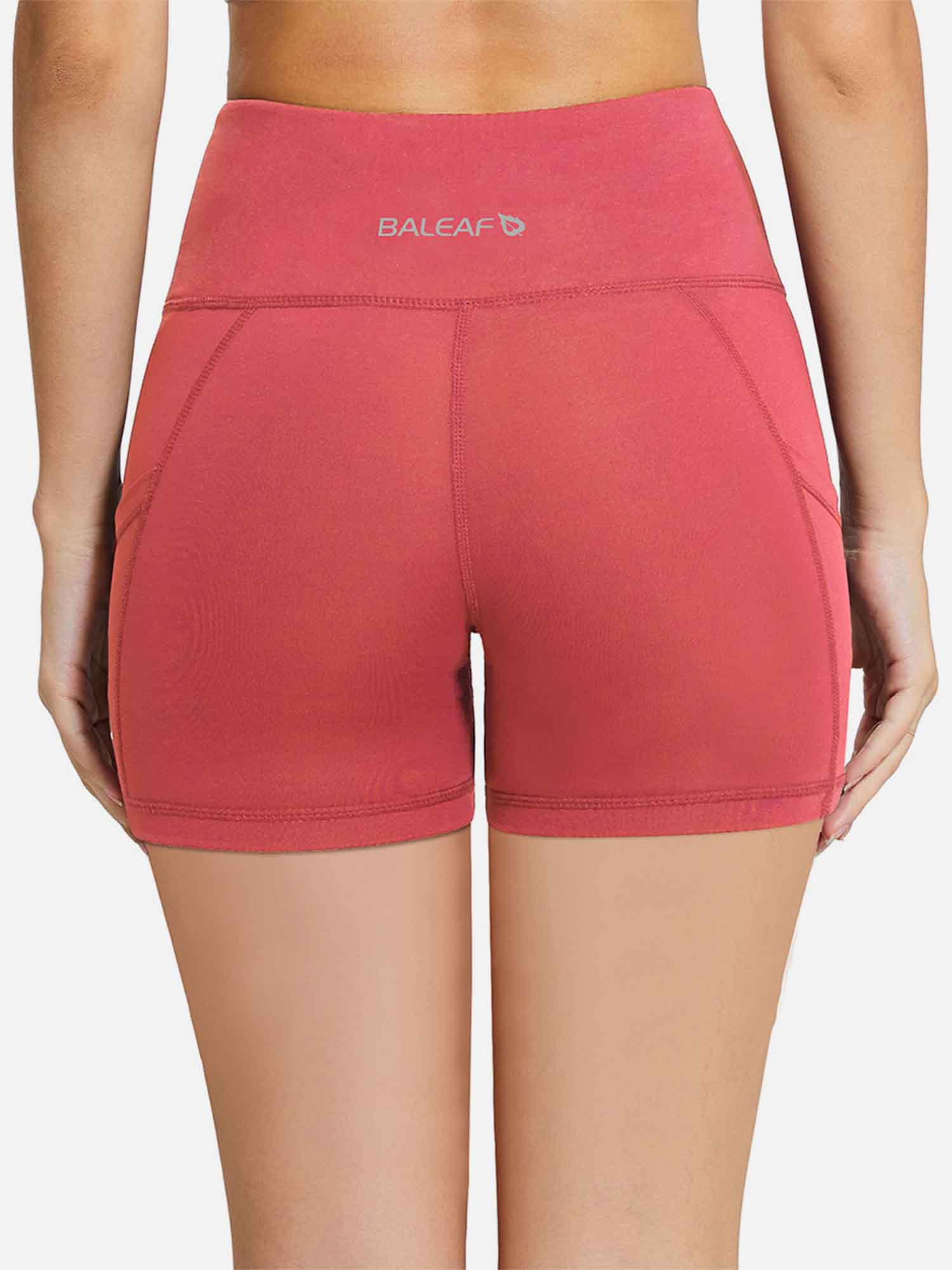 Women's 5" High-Waisted Compression Biker Shorts - Image 40