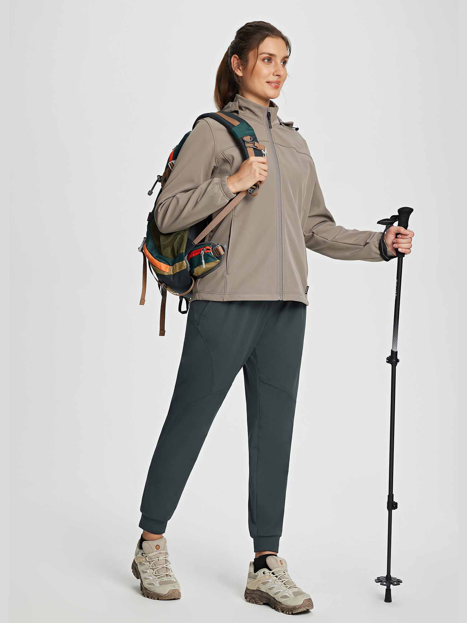 Women's Drawstring Fleece Jogger Pants - Image 24