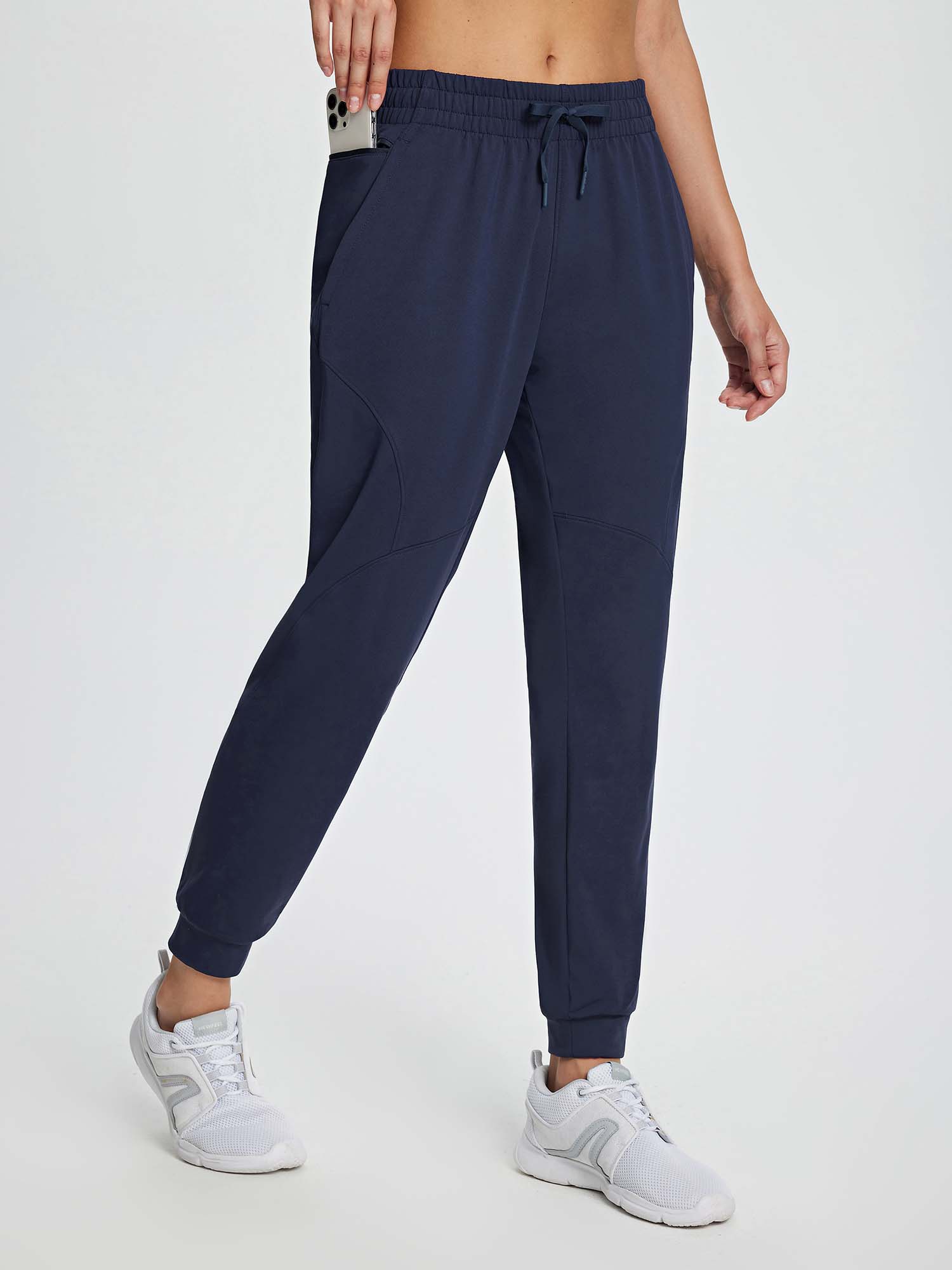 Women's Drawstring Fleece Jogger Pants - Image 31