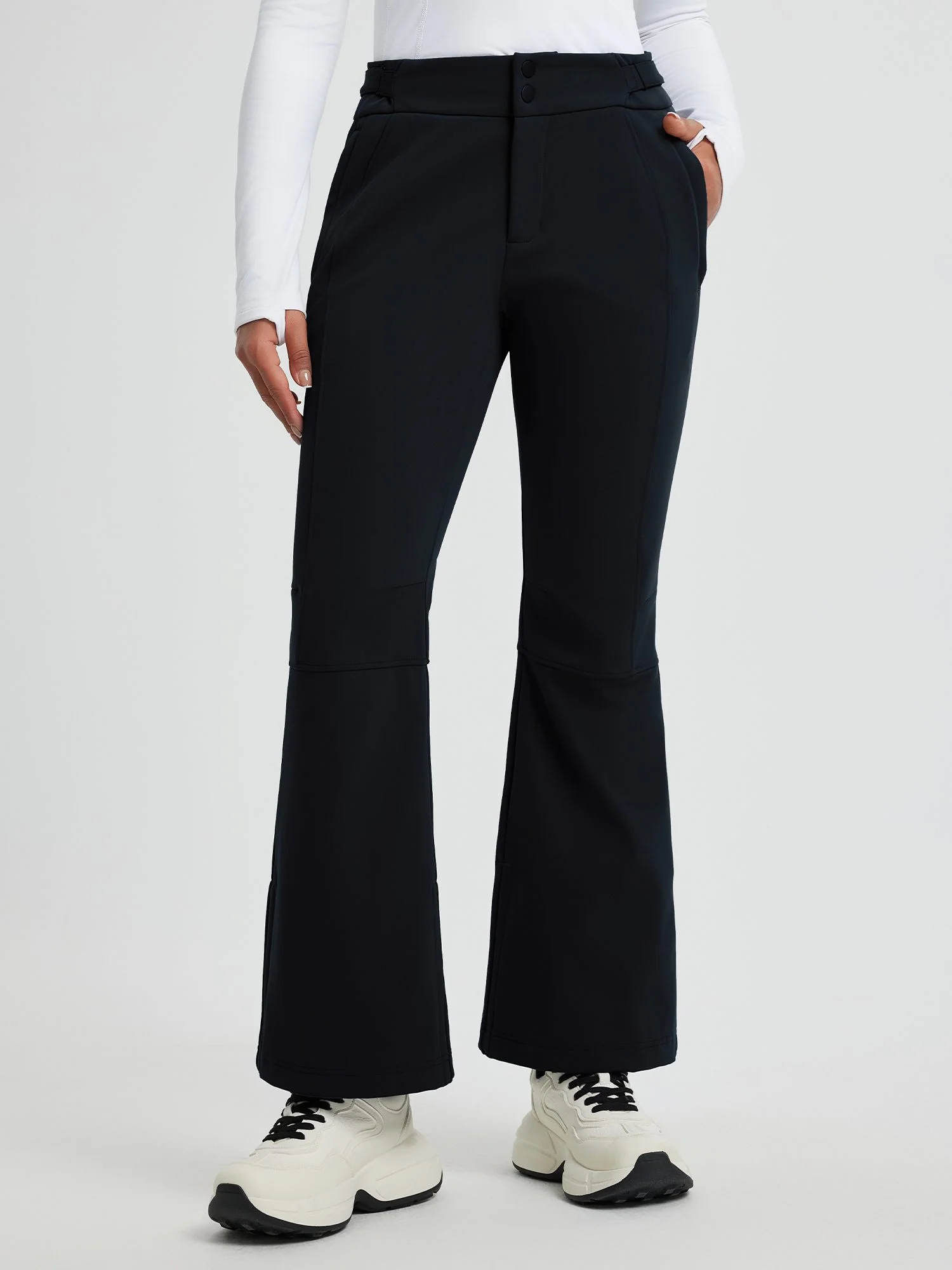 Women's Ski Softshell Slightly Flared Pants - Image 13