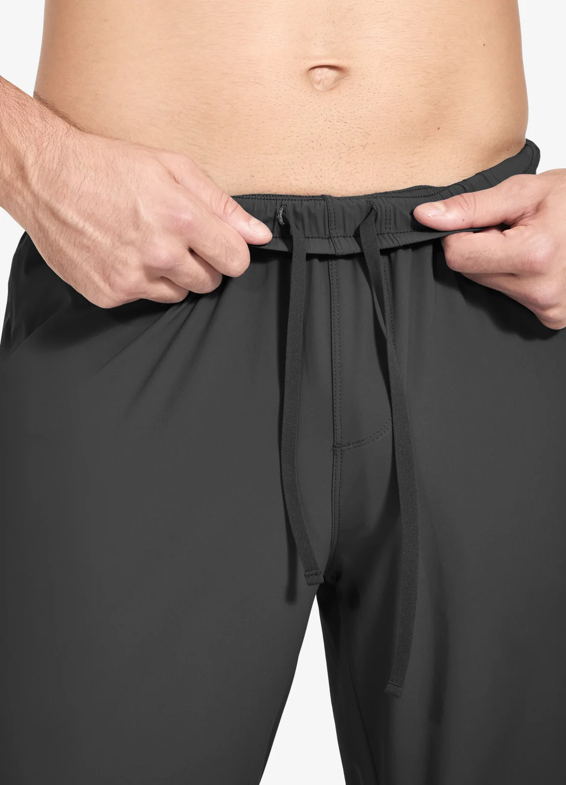 Men's Elastic-Waist Tapered Running Pants - Image 3