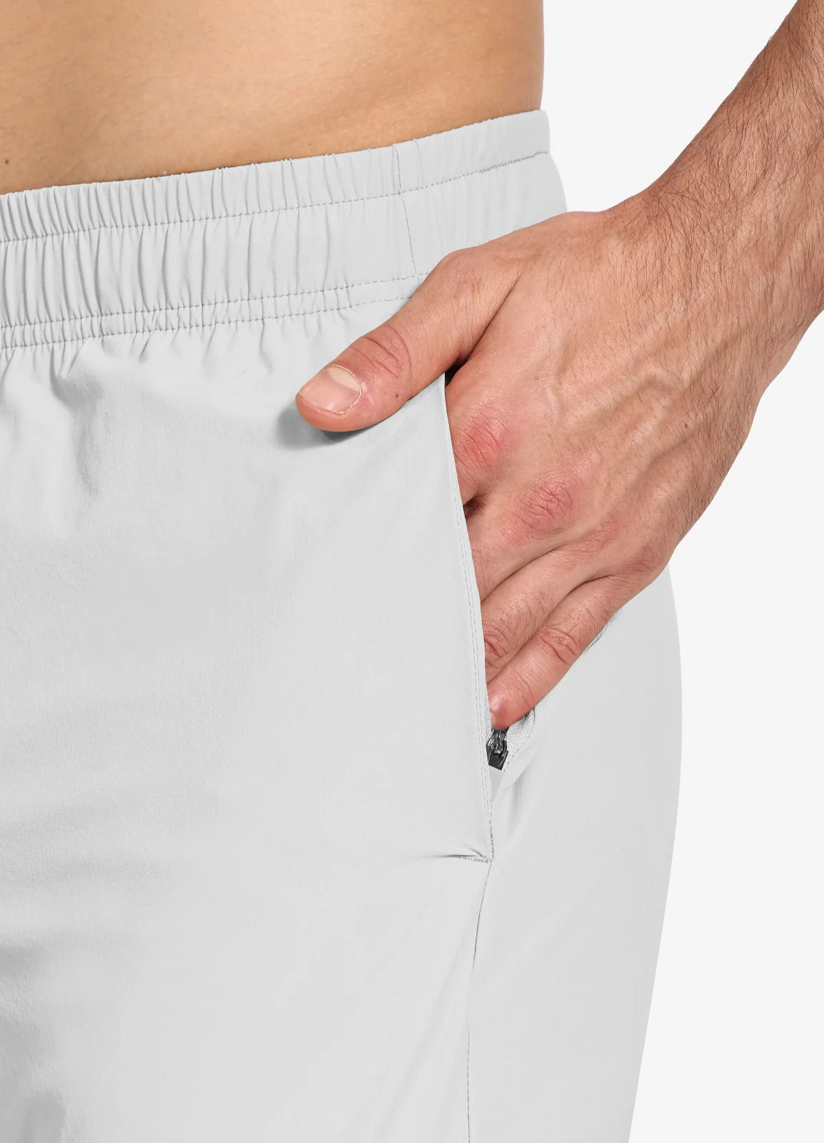 Men's Elastic-Waist Tapered Running Pants - Image 8